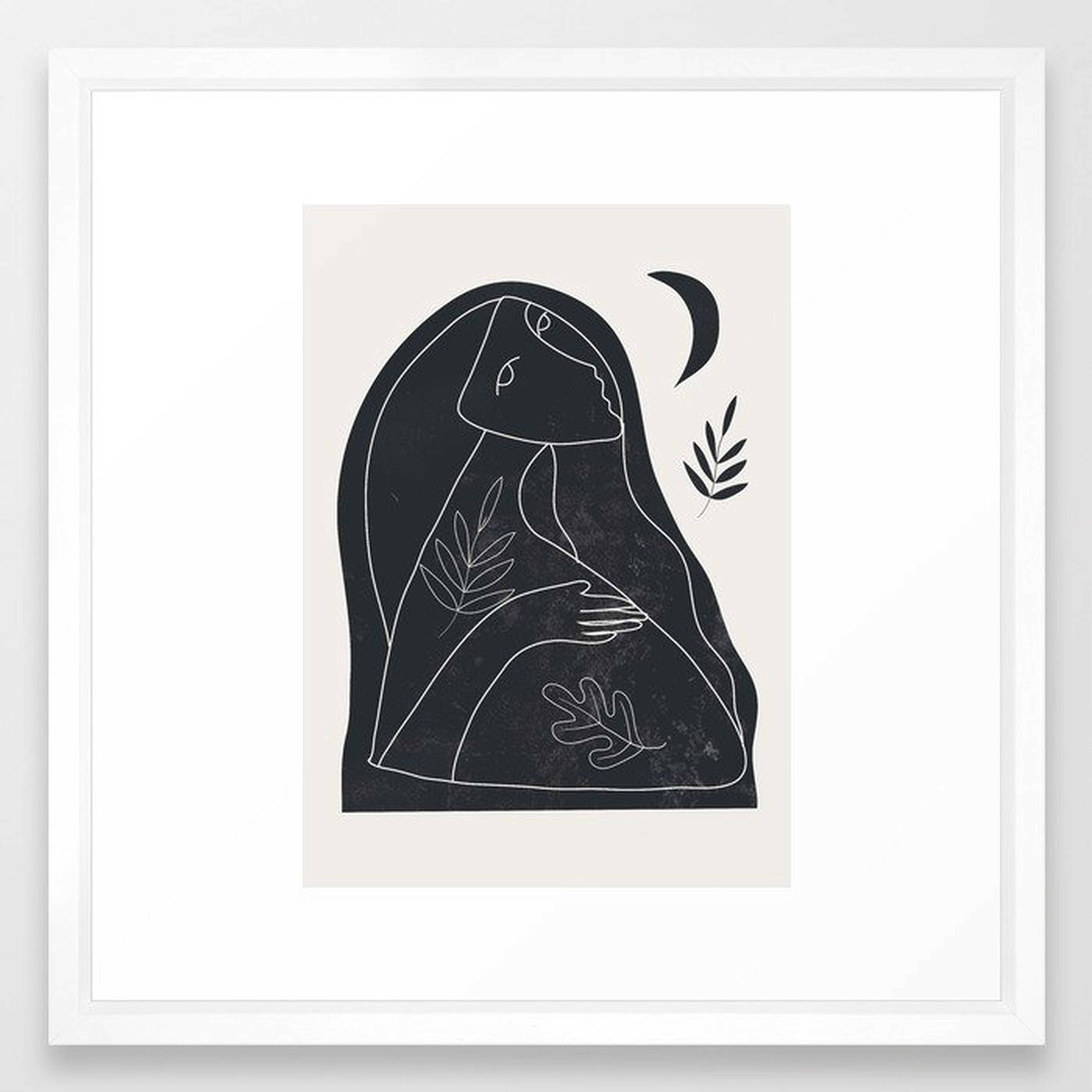 Luna Framed Art Print - Society6