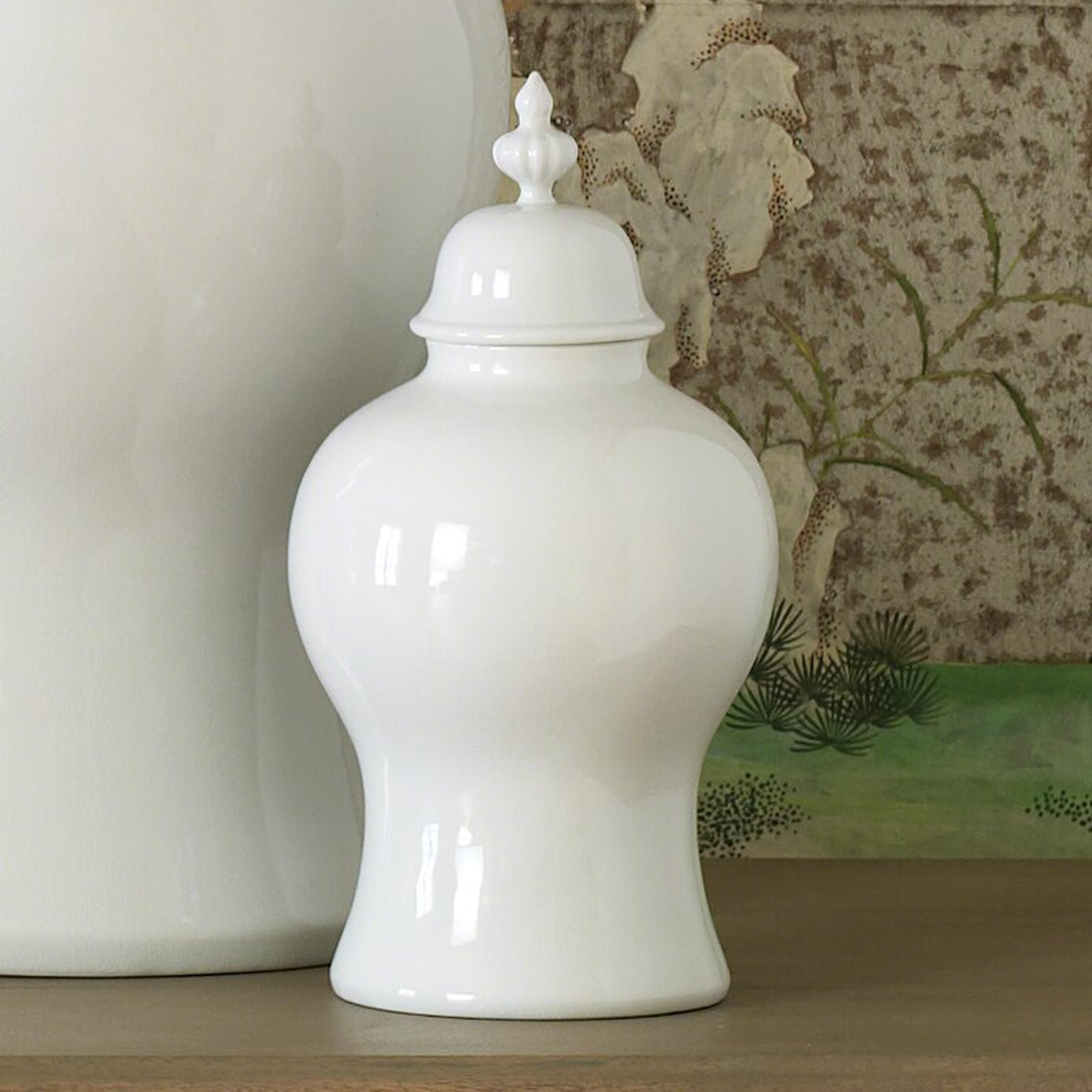 Hession Round Porcelain Jar - Wayfair