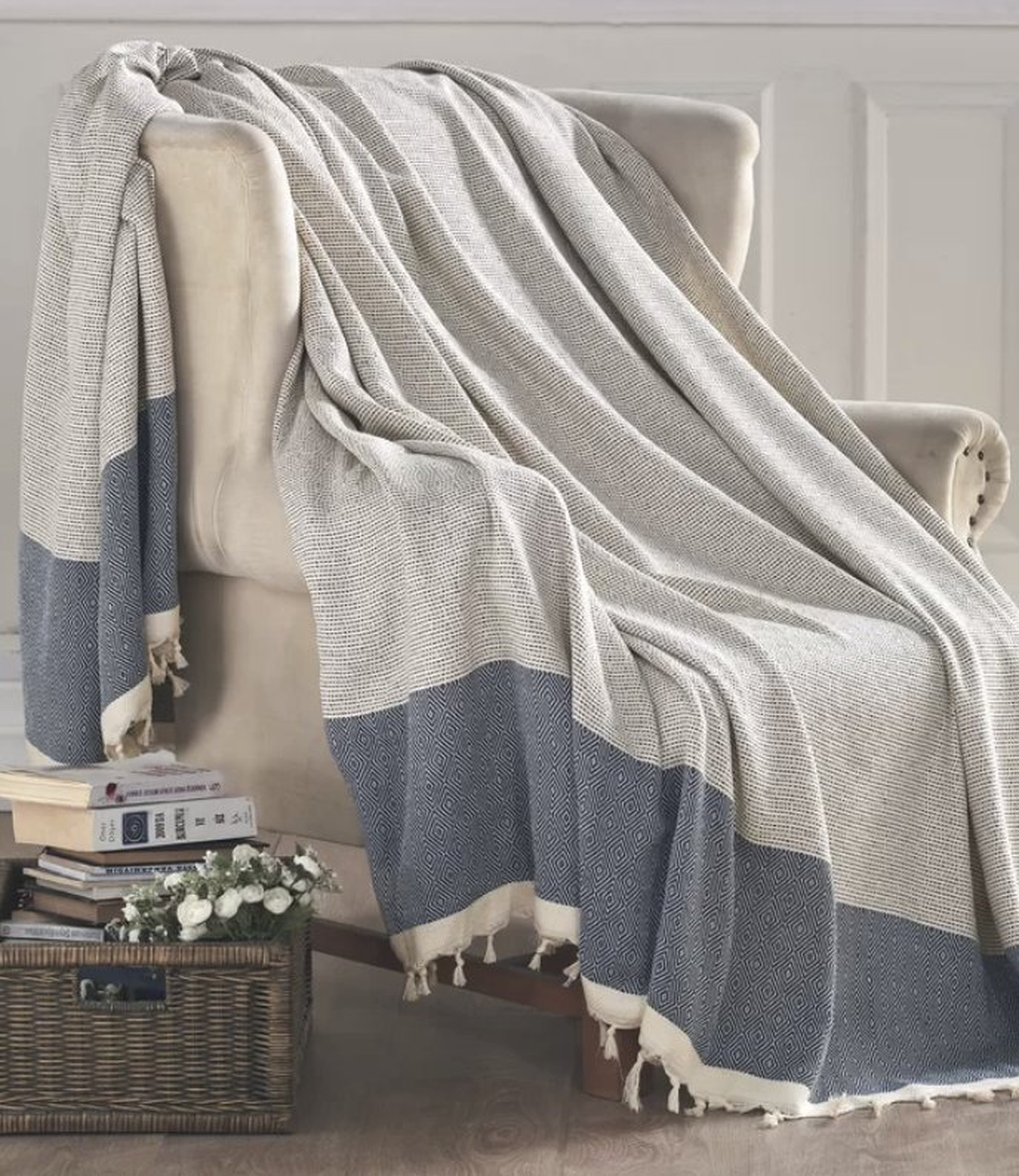 Aldo Turkish Cotton Throw Blanket - Wayfair