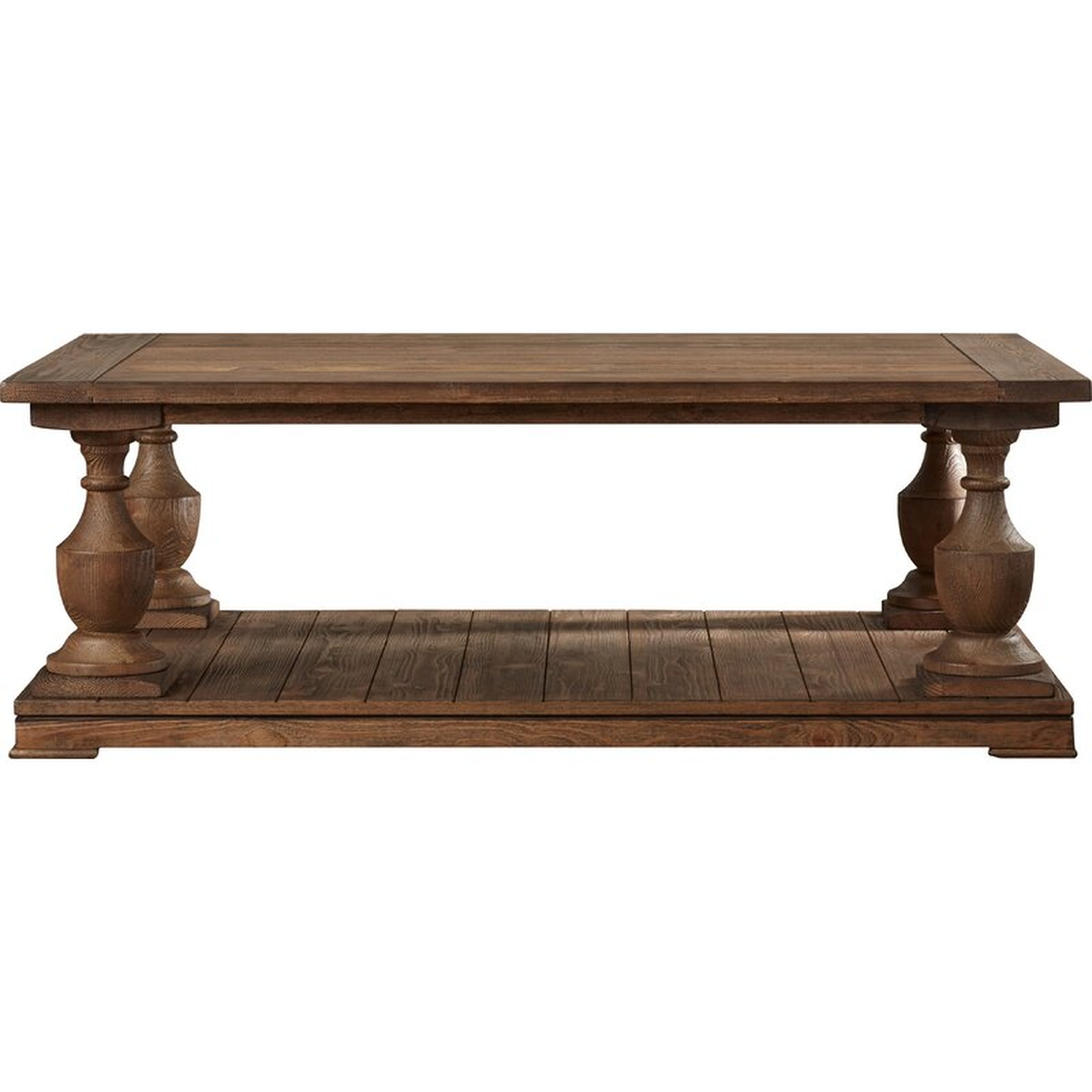 Harlingen Solid Wood Coffee Table with Storage - Birch Lane