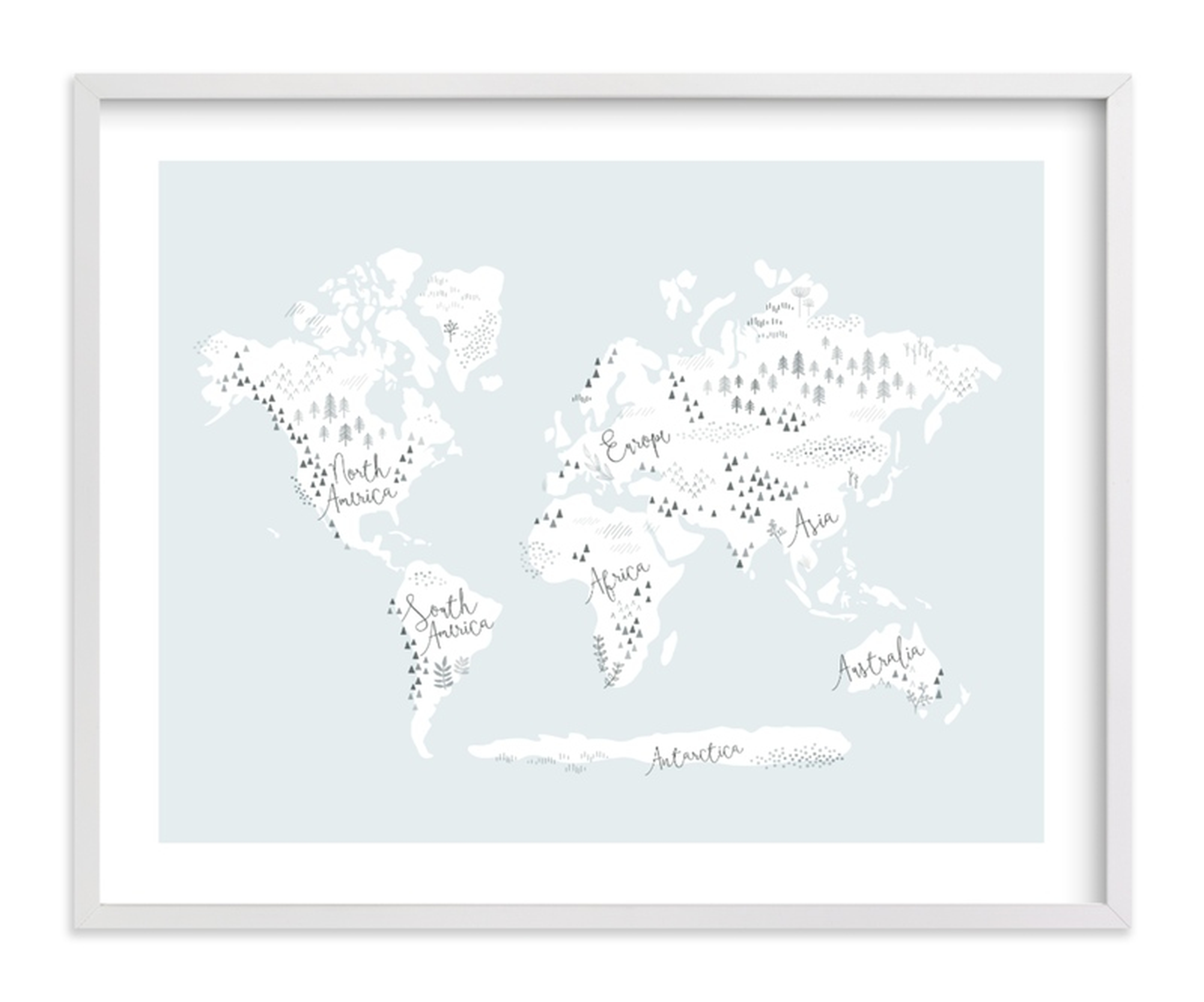 Beautiful World Map - Minted
