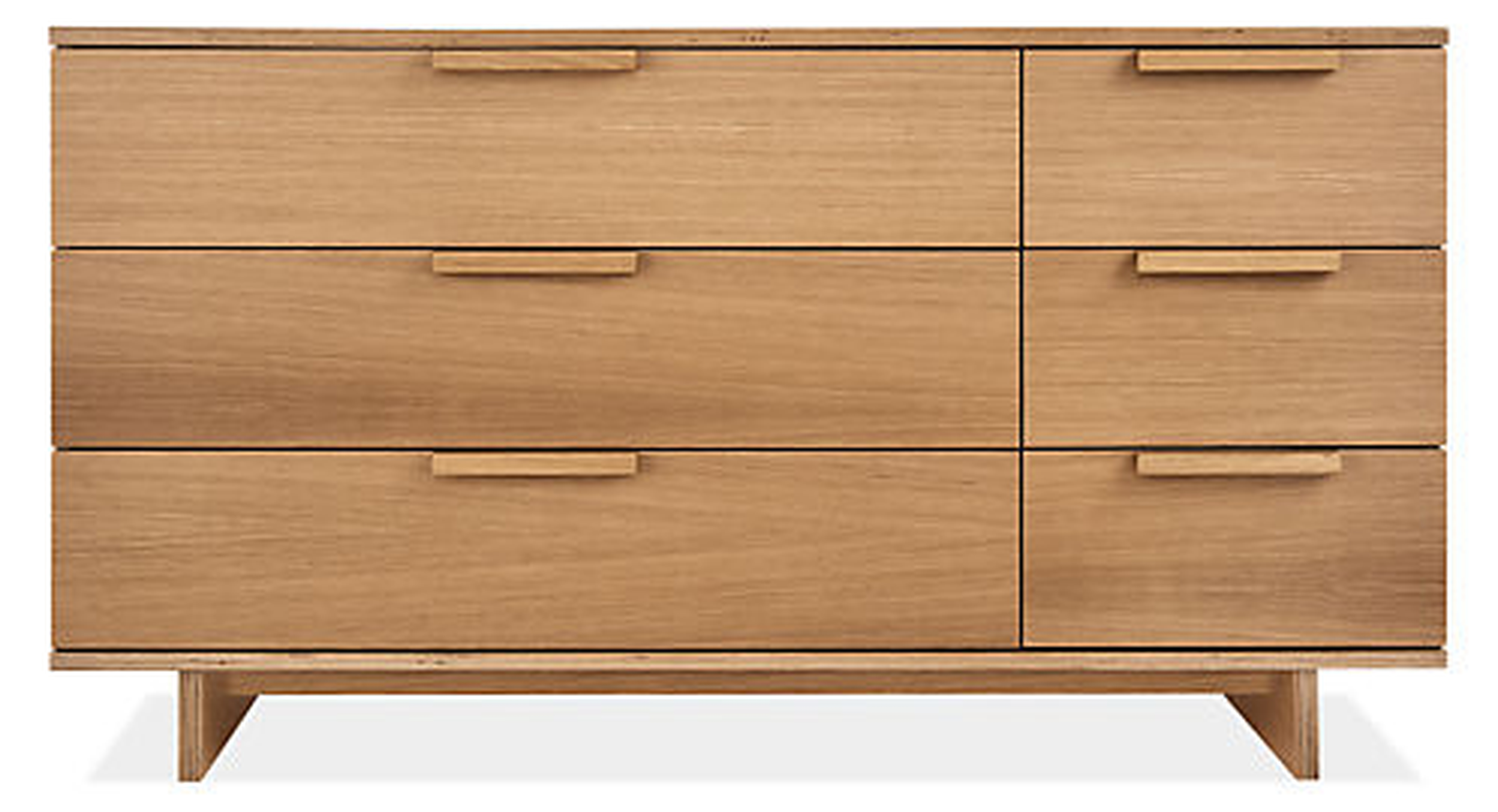 Ashby Dressers 55 x 19 x 29 six drawer dresser - Room & Board