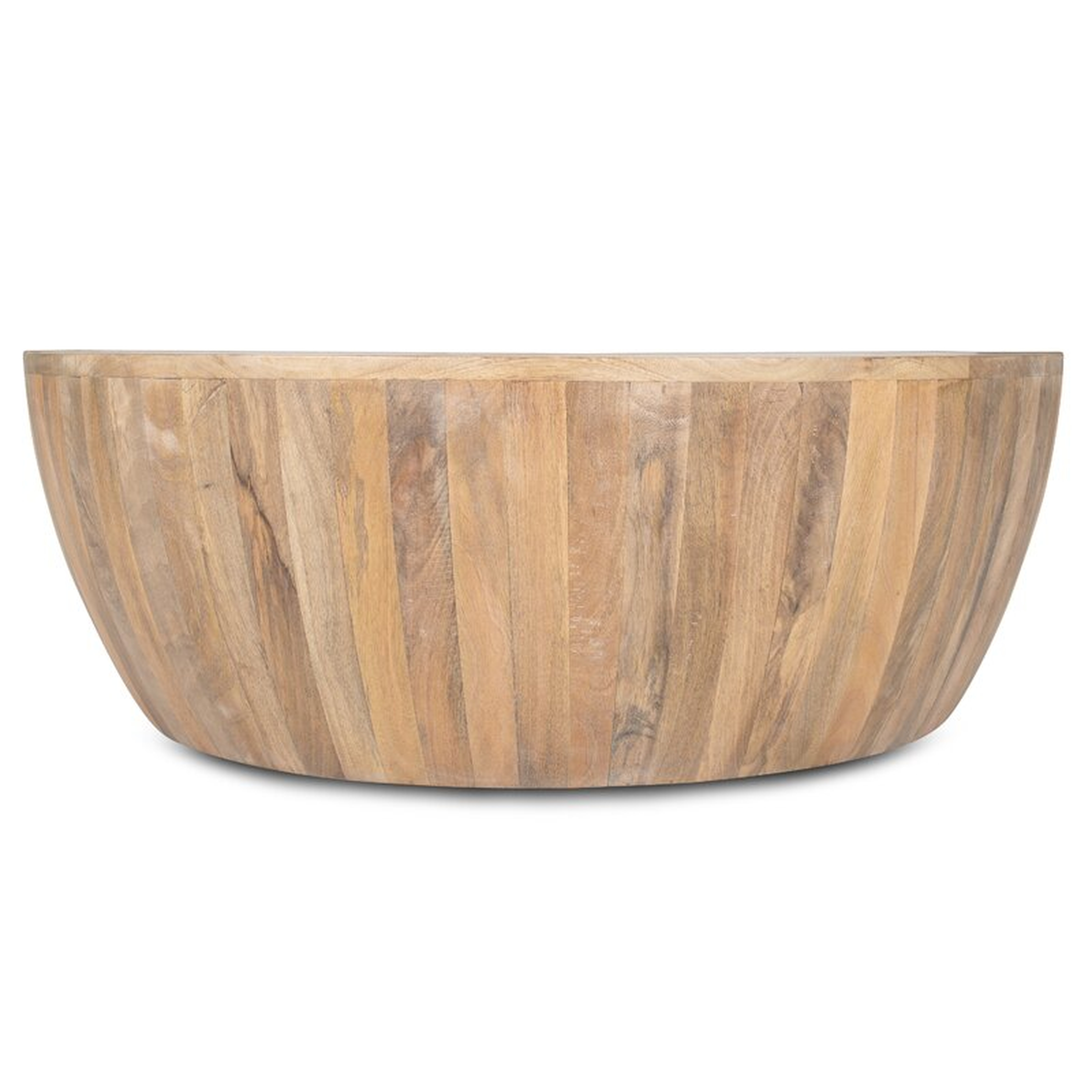 Vivienne Solid Wood Drum Coffee Table - Wayfair