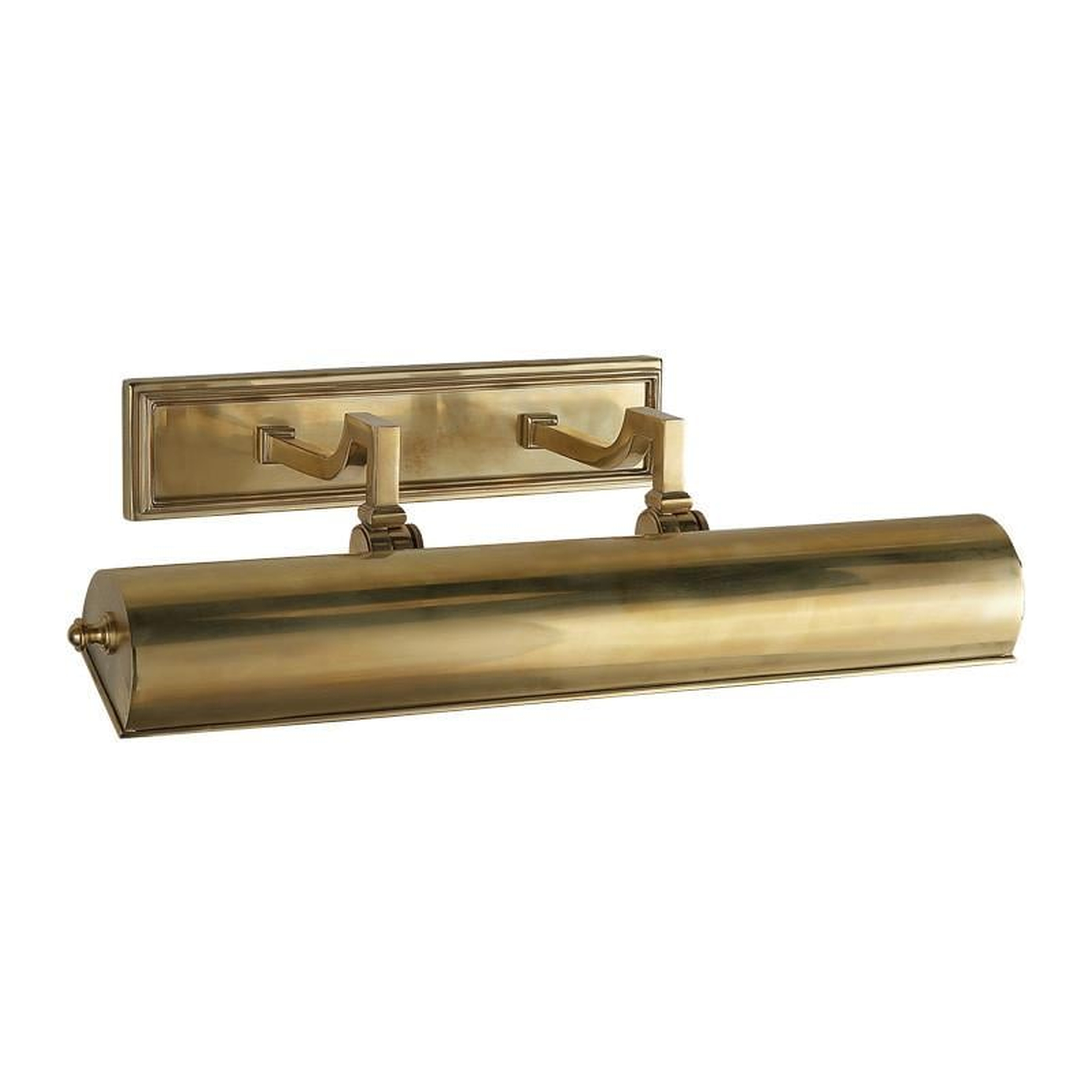 DEAN 18" PICTURE LIGHT - NATURAL BRASS - McGee & Co.