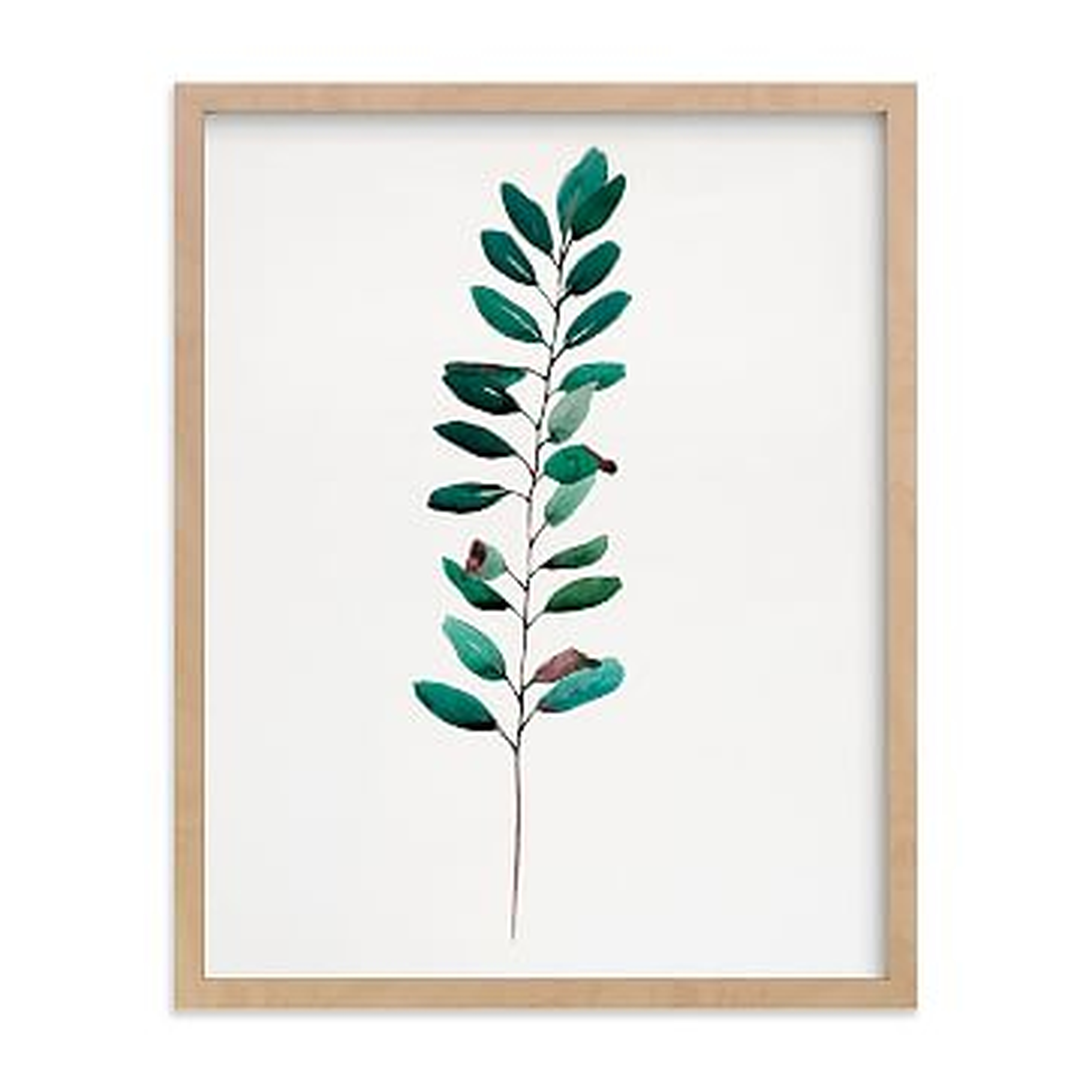 Curry Tree, Full Bleed 11"x14", Natural Wood Frame - West Elm