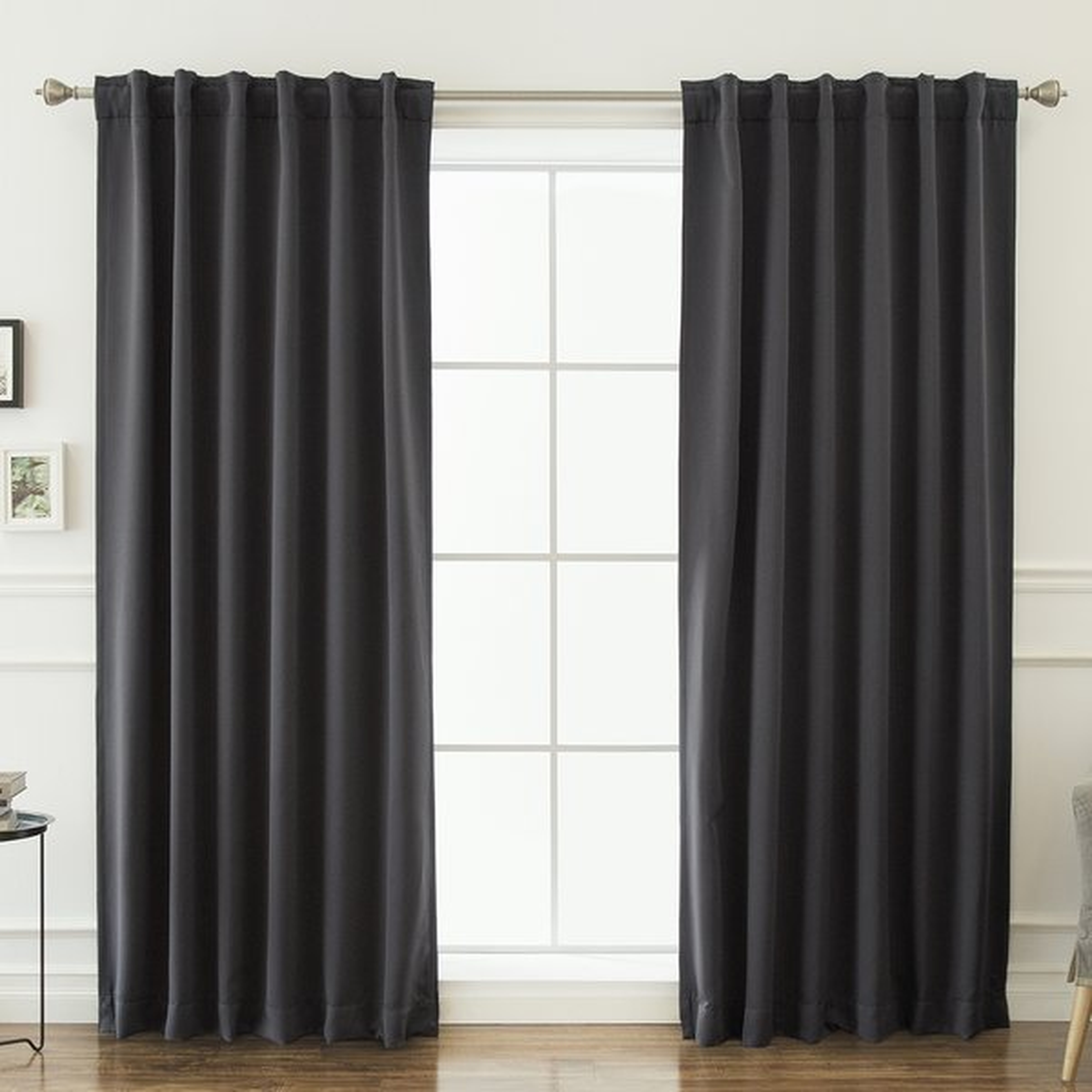 Sweetwater Blackout Solid Thermal Curtain Panels (Set of 2) - AllModern