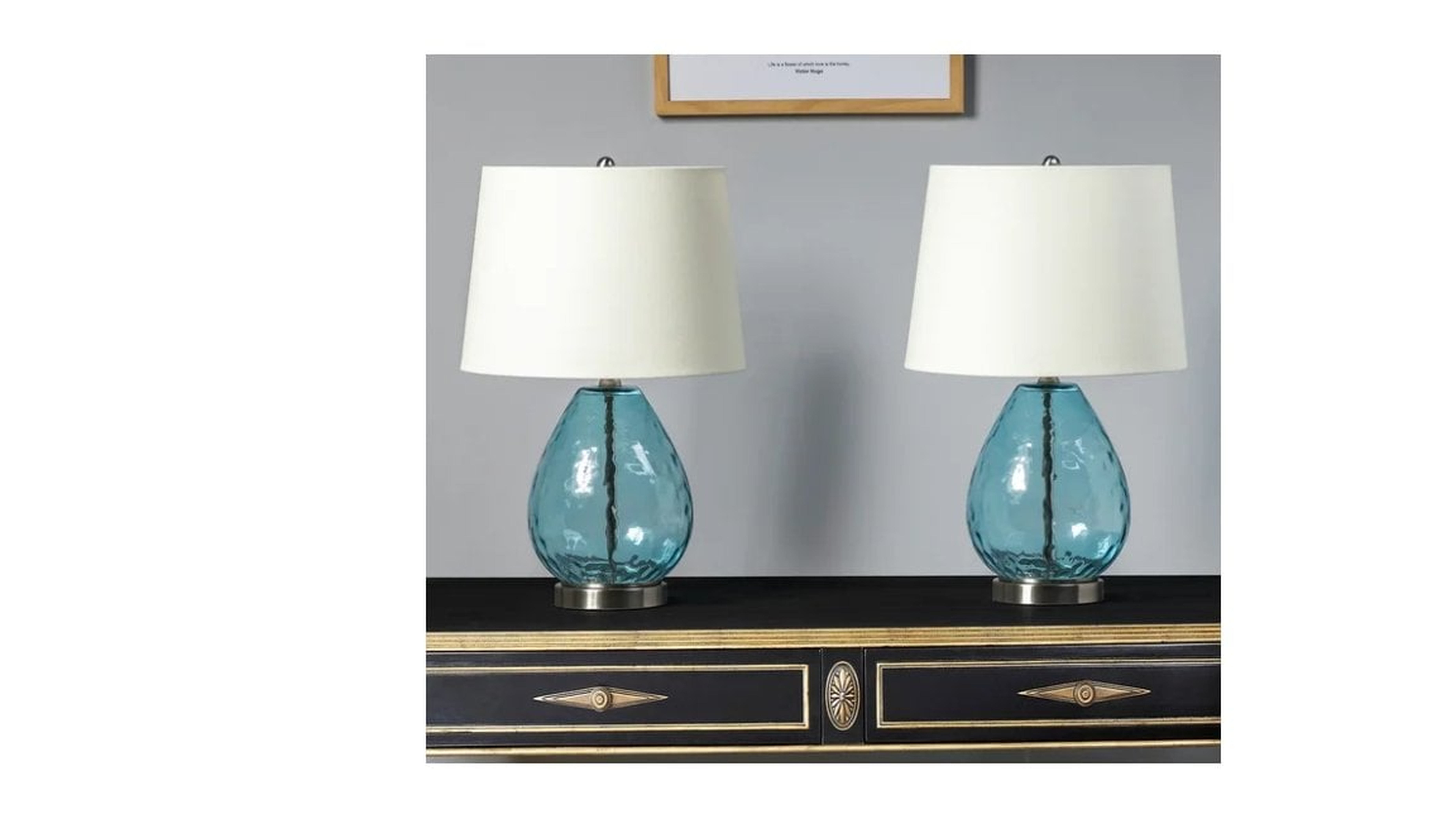 Vasquez 21.5" Table Lamp Set (Set of 2) - Wayfair