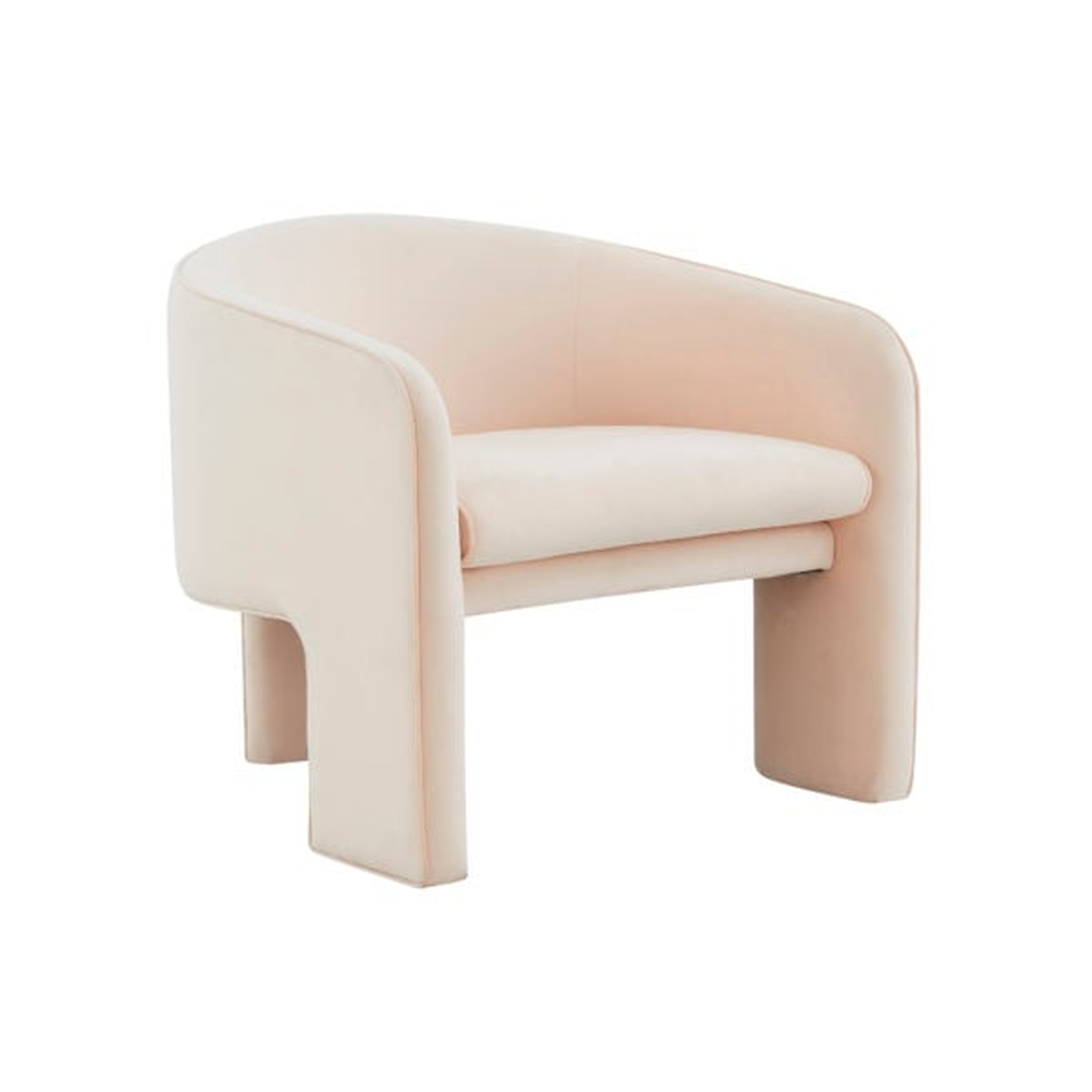 Marla Peche Velvet Accent Chair - Maren Home
