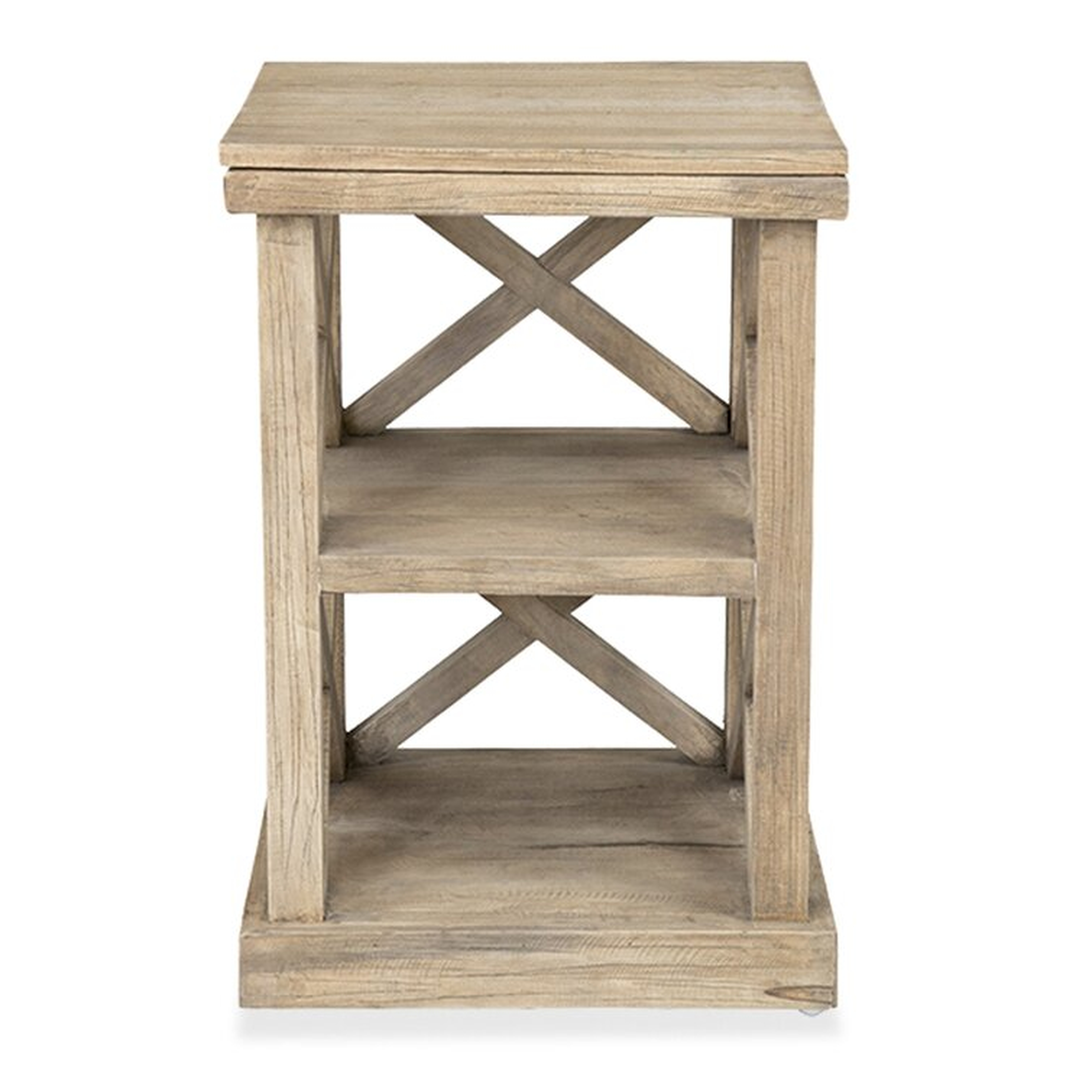 Haralson Solid Wood End Table with Storage - Wayfair