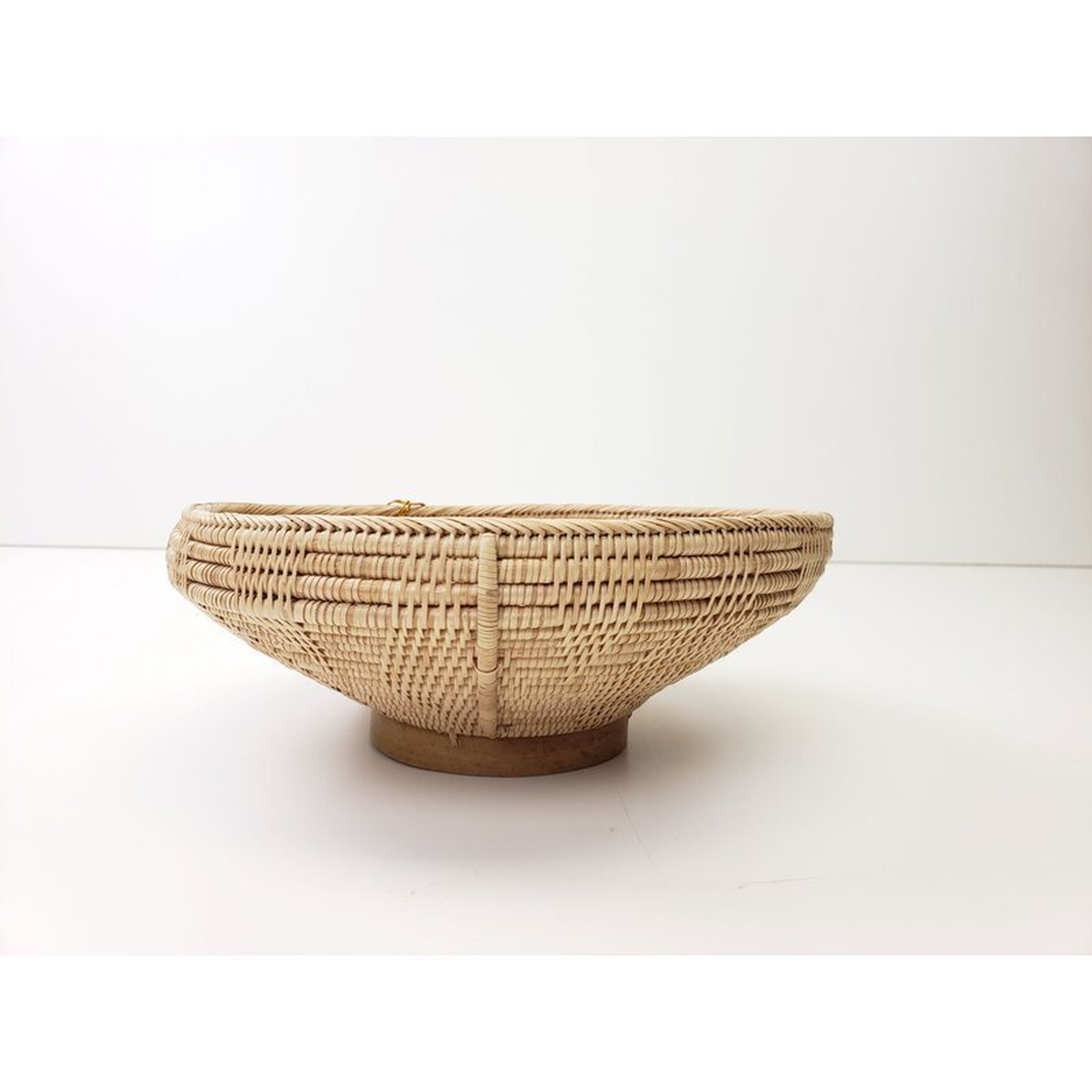 Durazo Wood Decorative Bowl in Brown - Wayfair