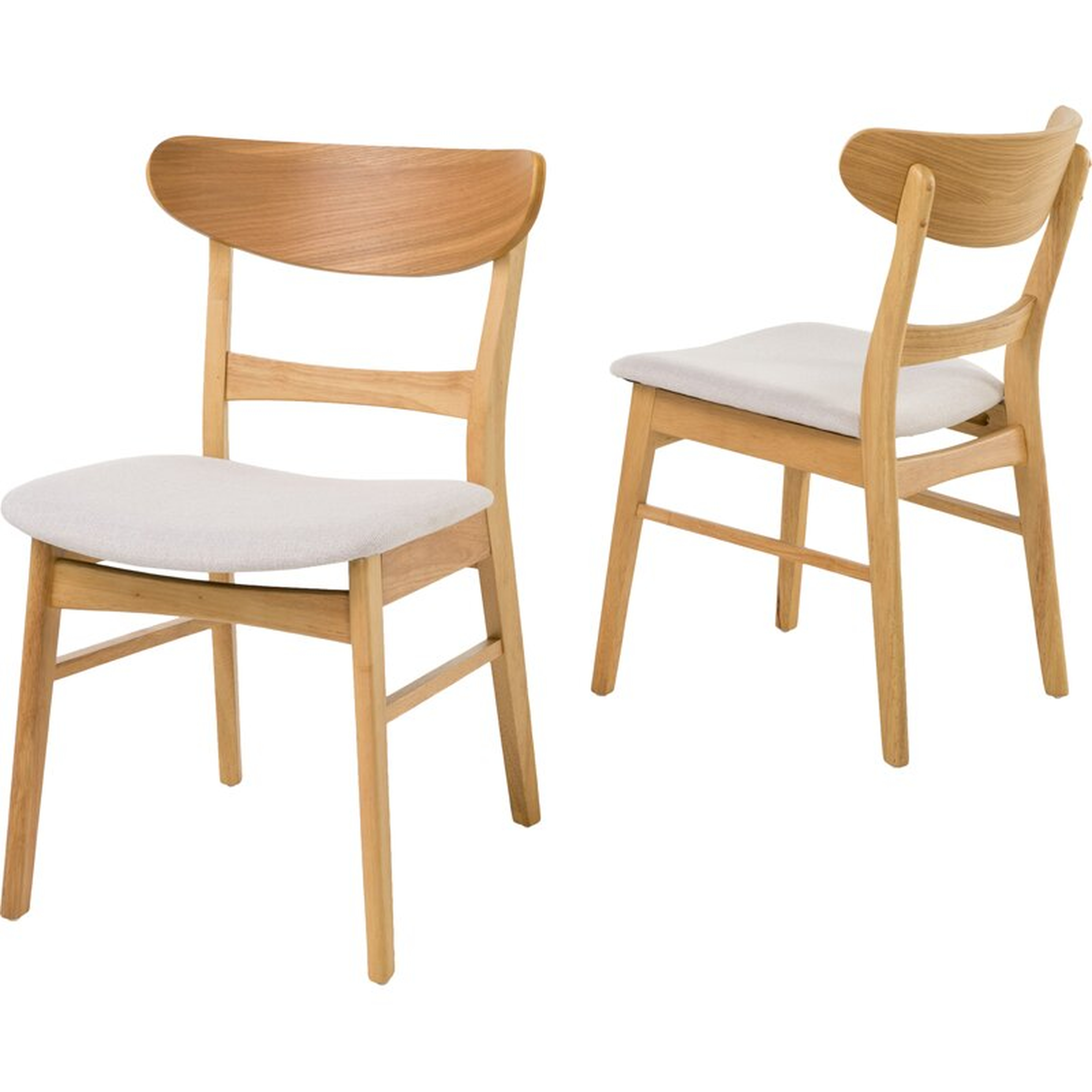 Hahn Solid Wood Dining Chair - Set of Two - AllModern