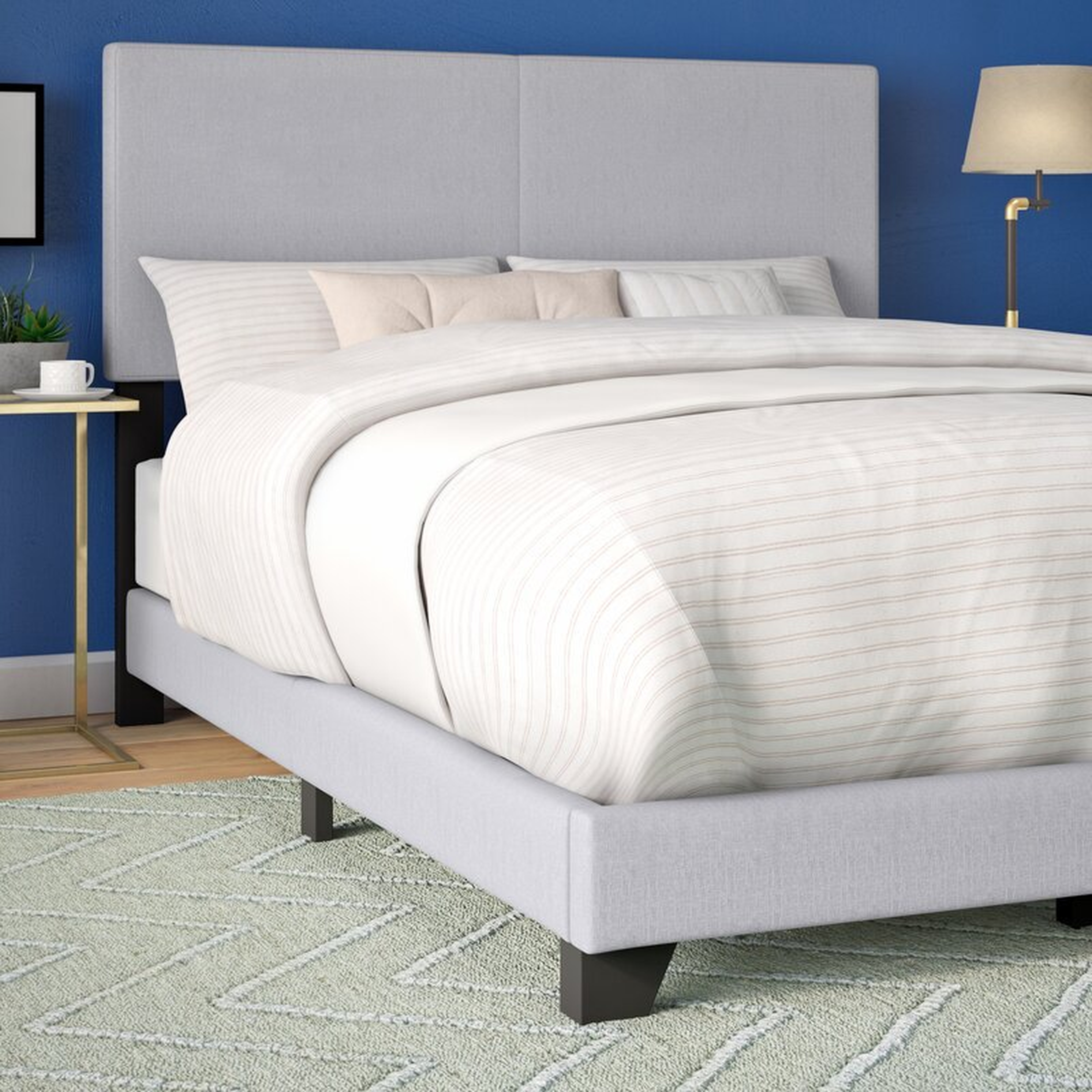 Newport Upholstered Low Profile Standard Bed - Wayfair