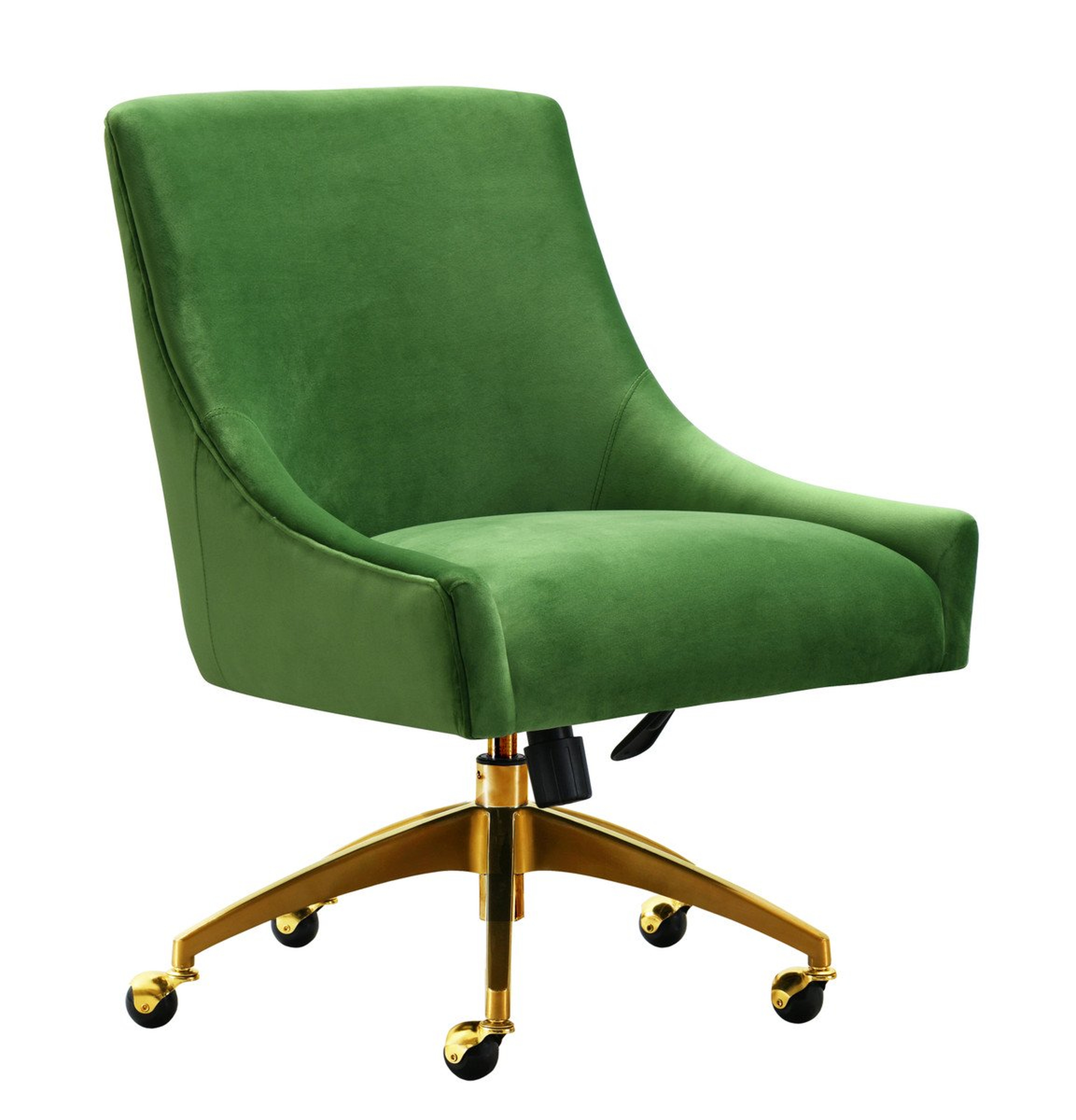 Skyler Velvet Office Swivel Chair - TOV FURNITURE