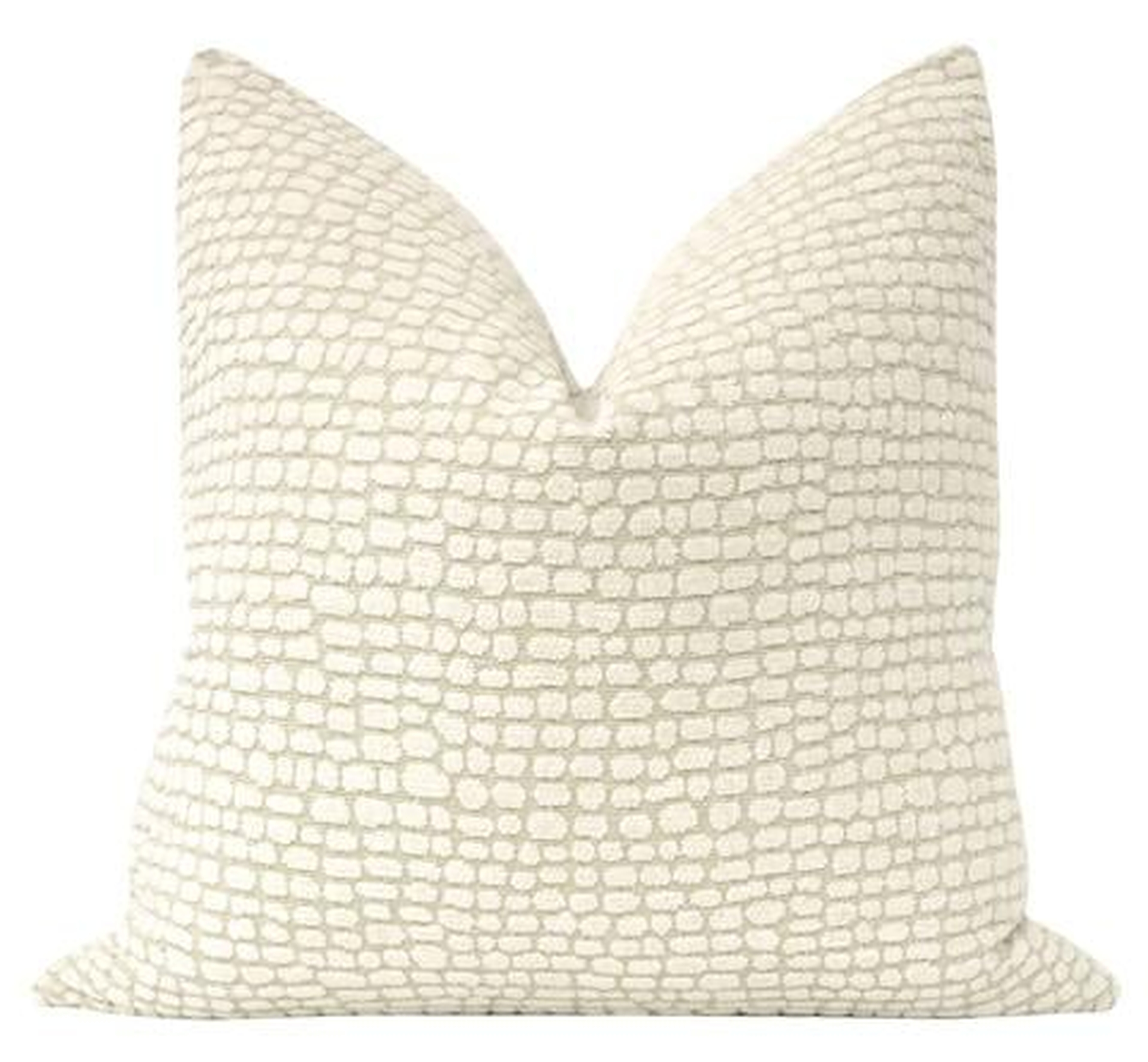 Ocelot Chenille Pillow Cover, 20" x 20" - Little Design Company