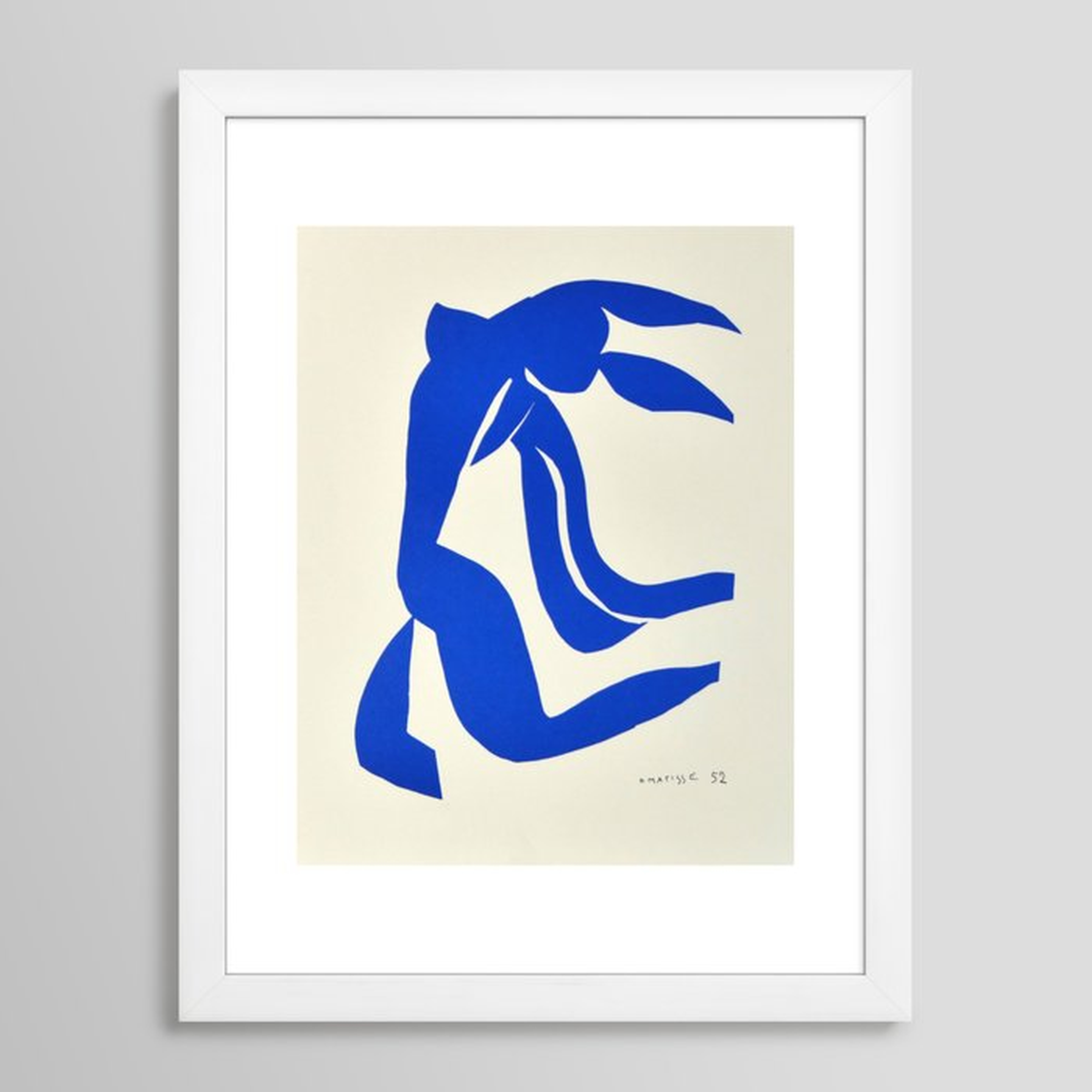 Blue Nude Dancing - Henri Matisse Framed Art Print - Society6