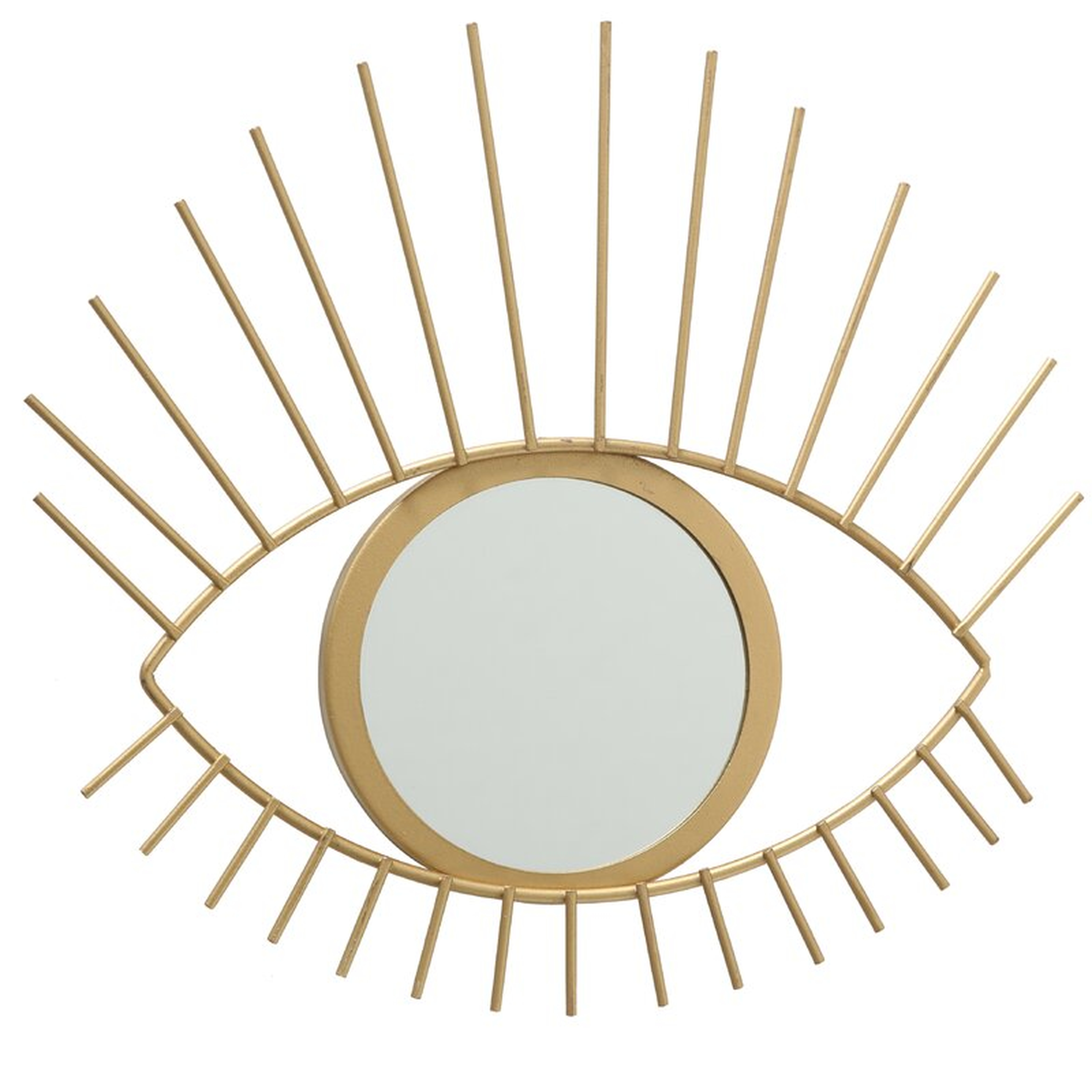 Mccombs Gilt Eye Glam Accent Mirror - Wayfair