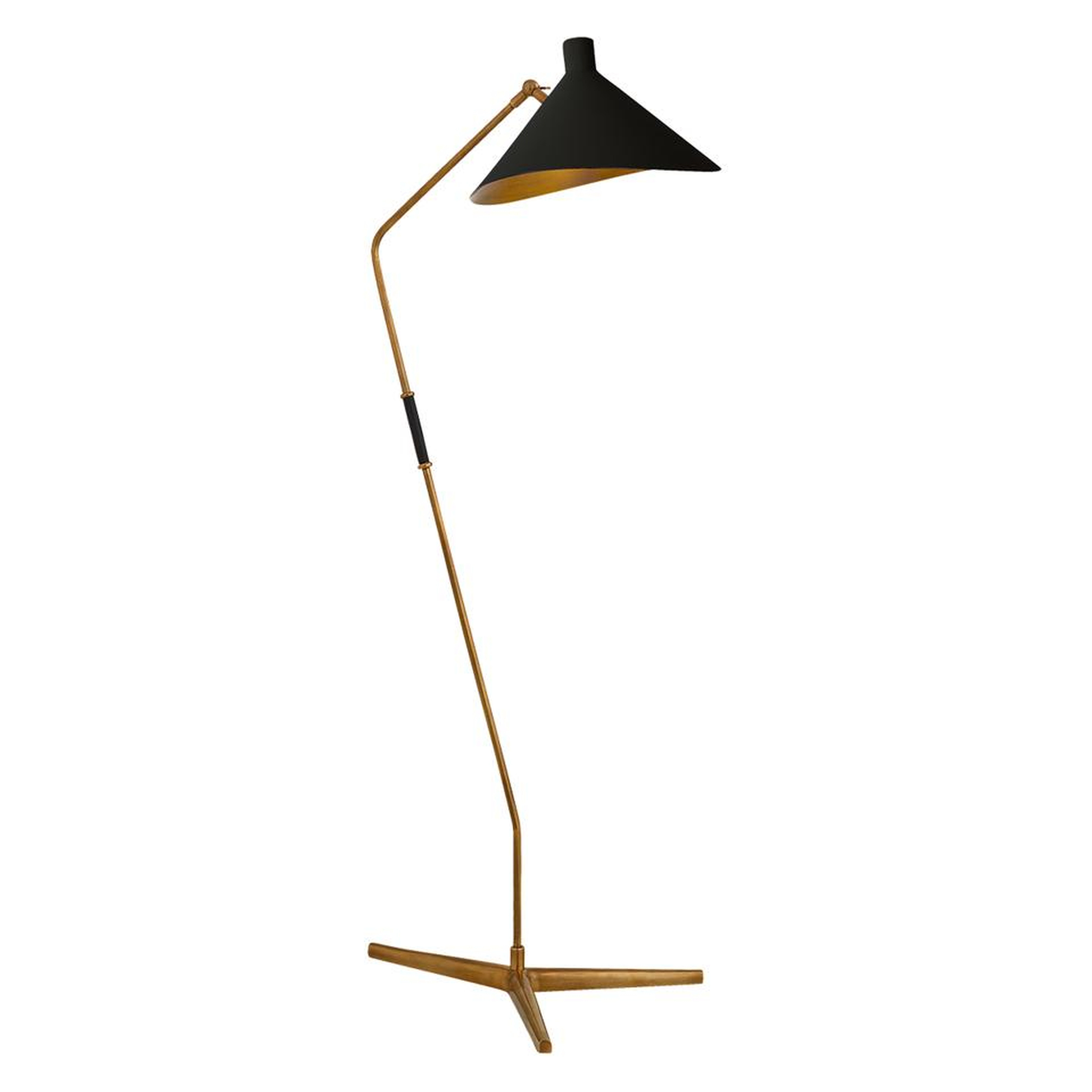 MAYOTTE OFFSET FLOOR LAMP - BLACK - McGee & Co.