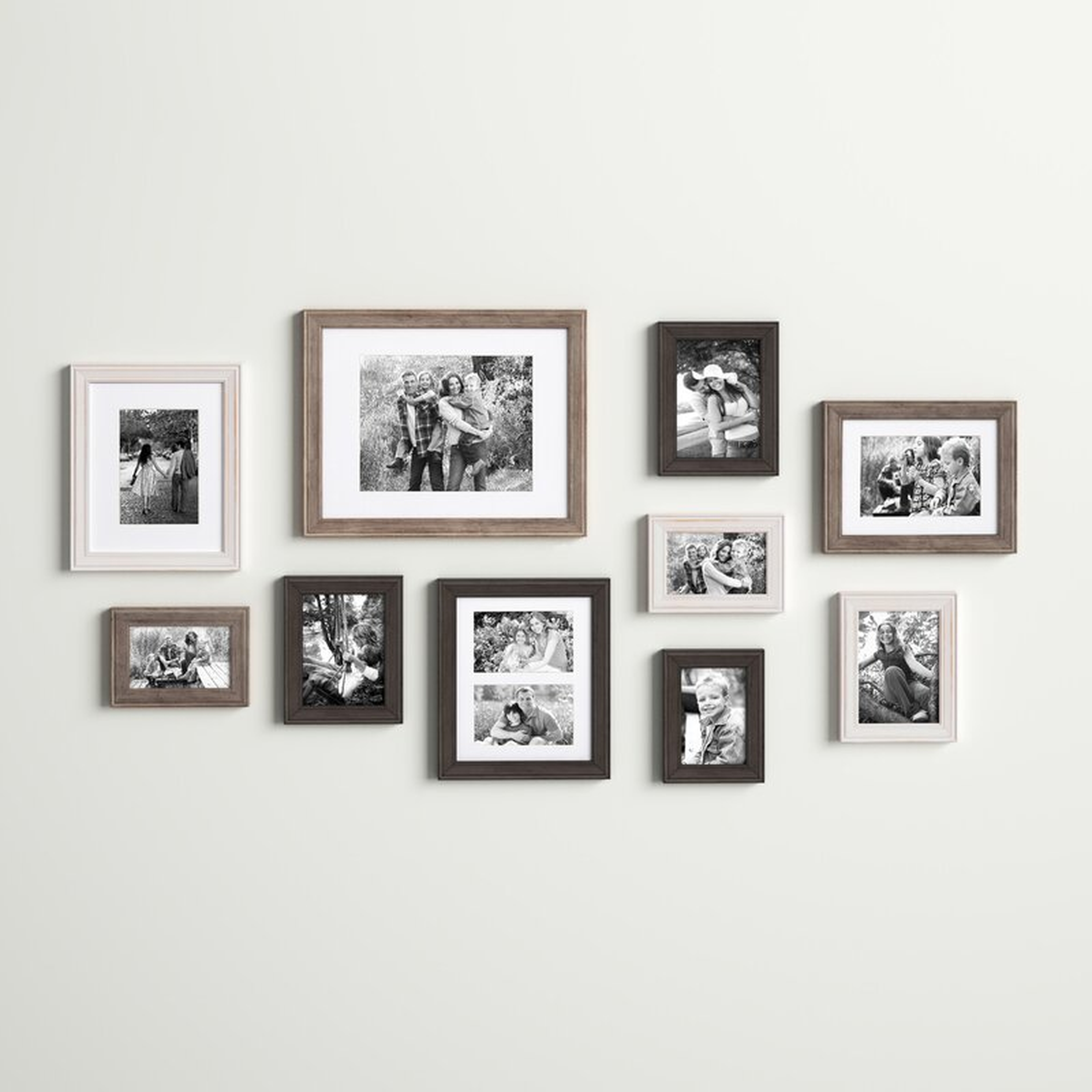 Rayburn Wood Gallery Picture Frame - Set of 10 - Wayfair