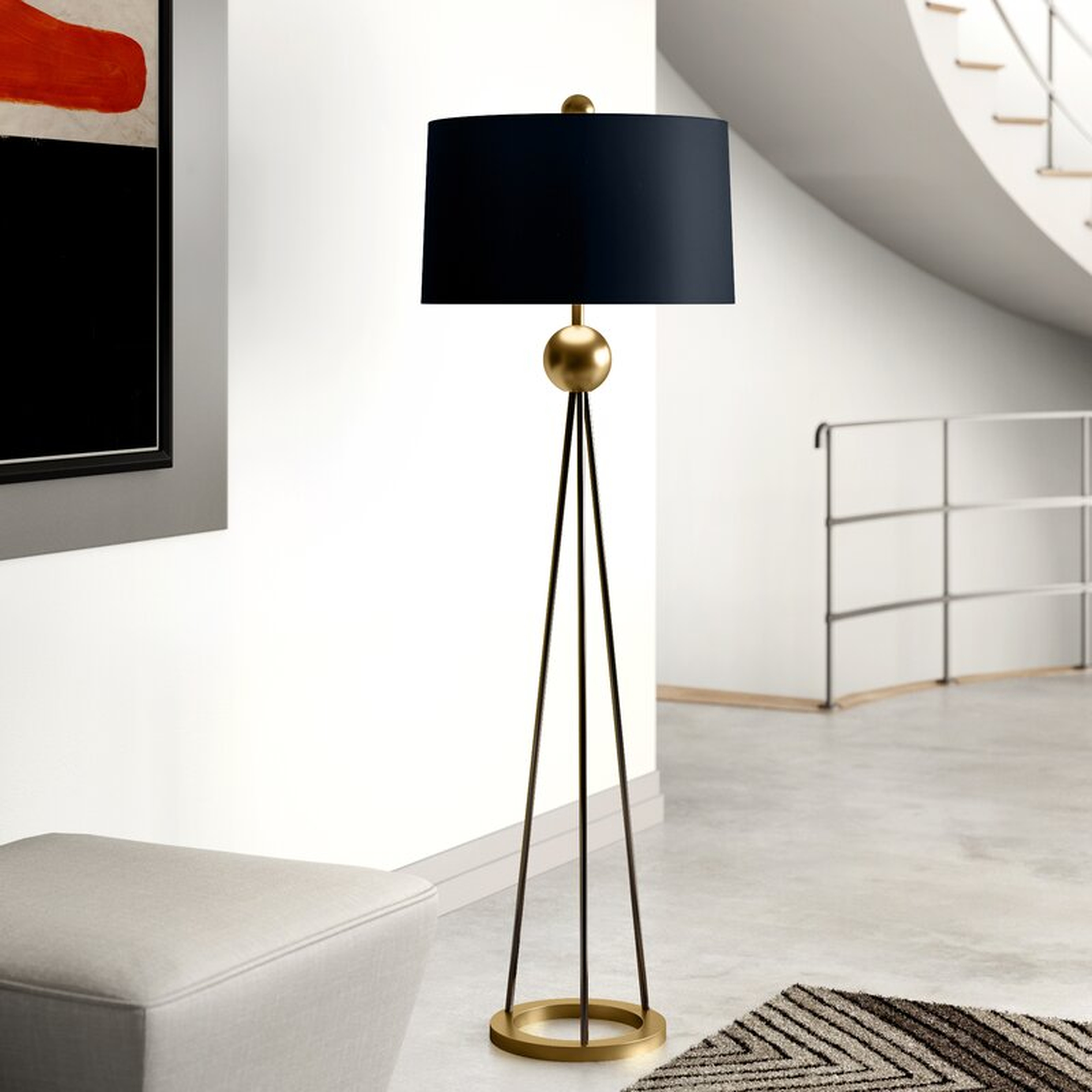 Dunham 65.5" Traditional Floor Lamp - Perigold
