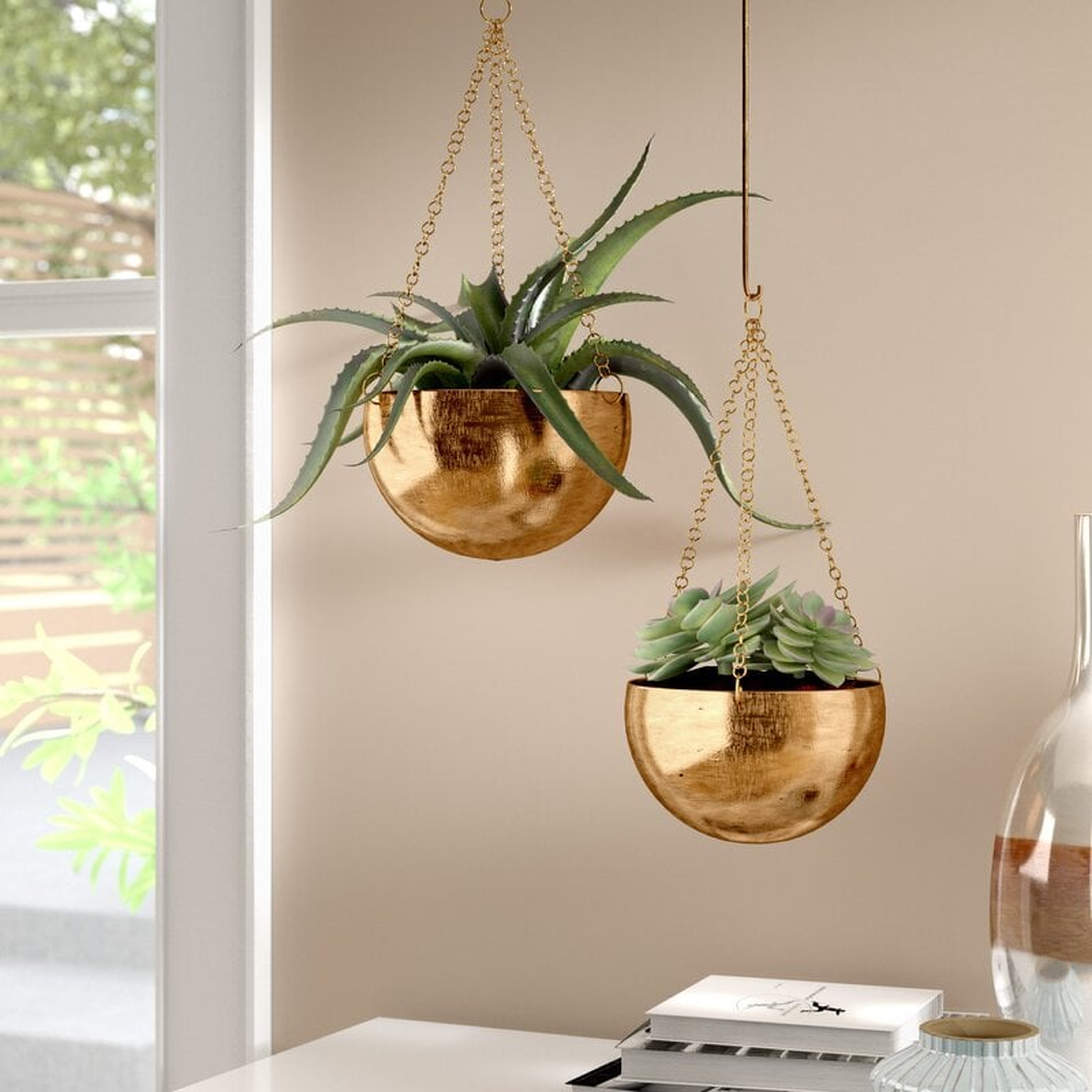 Benally Iron Hanging Planter Set - Wayfair