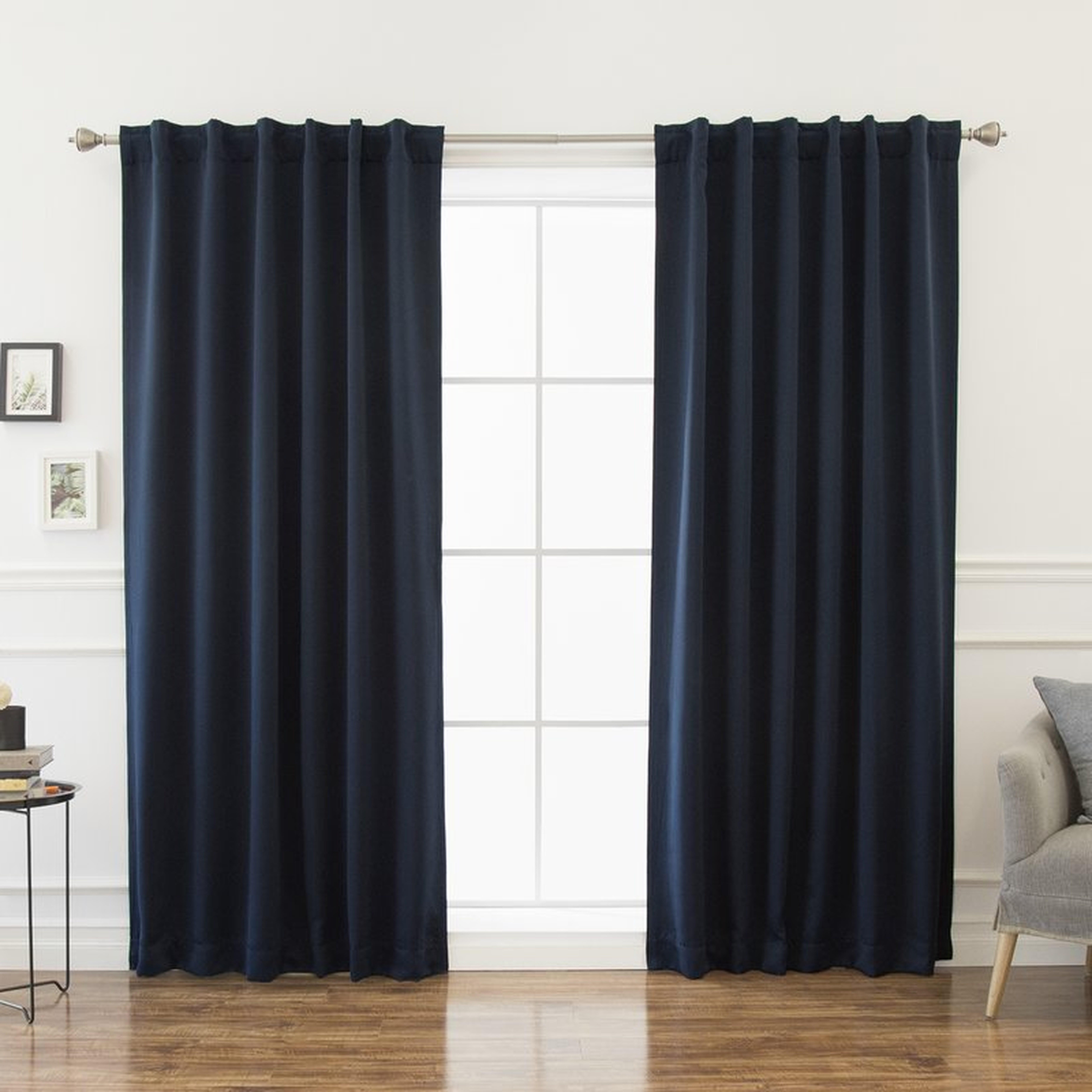 Sweetwater Blackout Solid Thermal Curtain Panels - set of 2 - Birch Lane