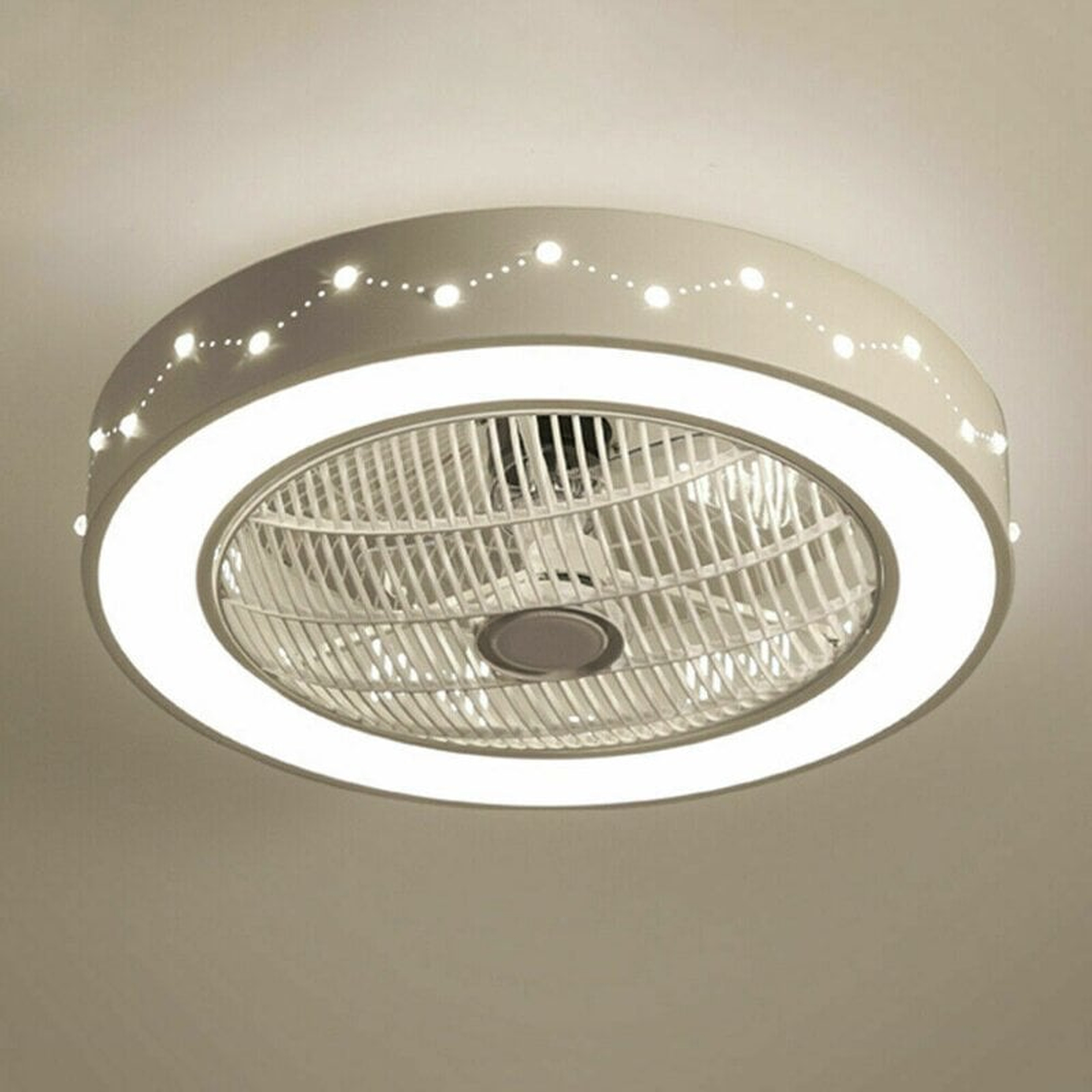 22'' 7 - Blade LED Bladeless Ceiling Fan with Remote Control and Light Kit Included  22'' 7 - Blade LED Bladeless Ceiling Fan with Remote Control and Light Kit Included  22'' 7 - Blade LED Bladeless Ceiling Fan with Remote Control and Light Kit Included - Wayfair