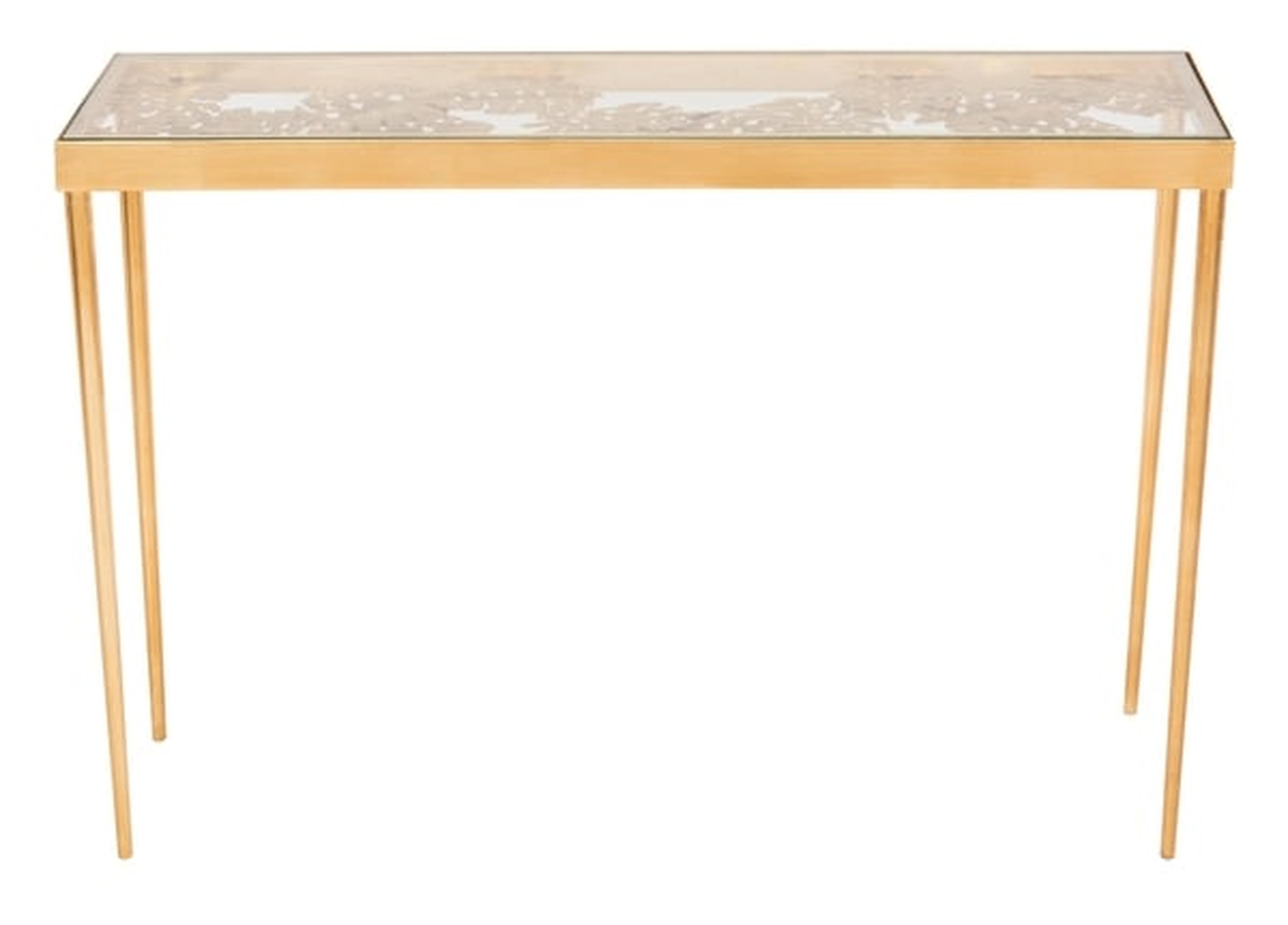 Leilani Palm Leaf Console Table - - Safavieh - Safavieh