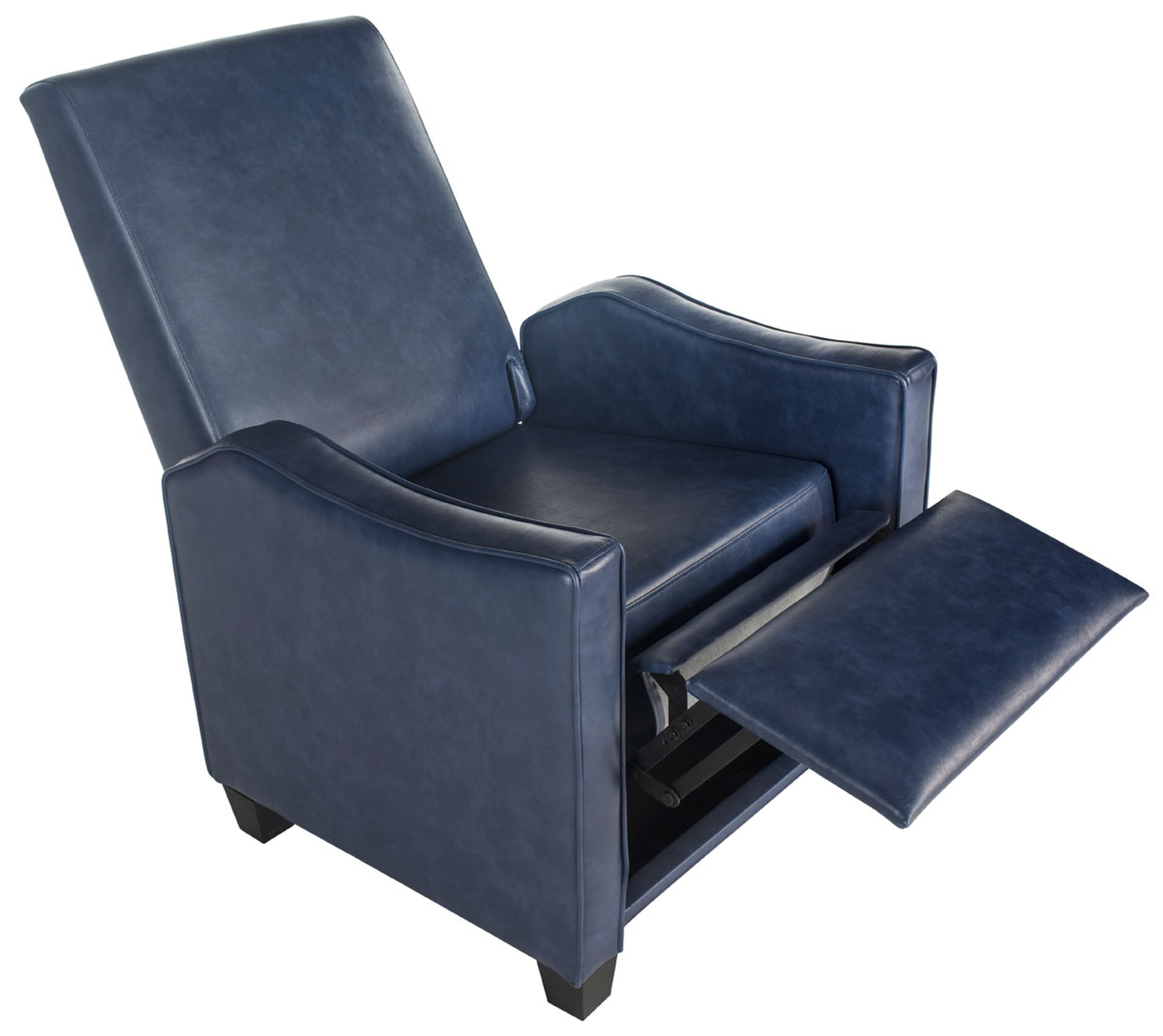 Holden Recliner Chair - Navy/Black - Safavieh - Safavieh