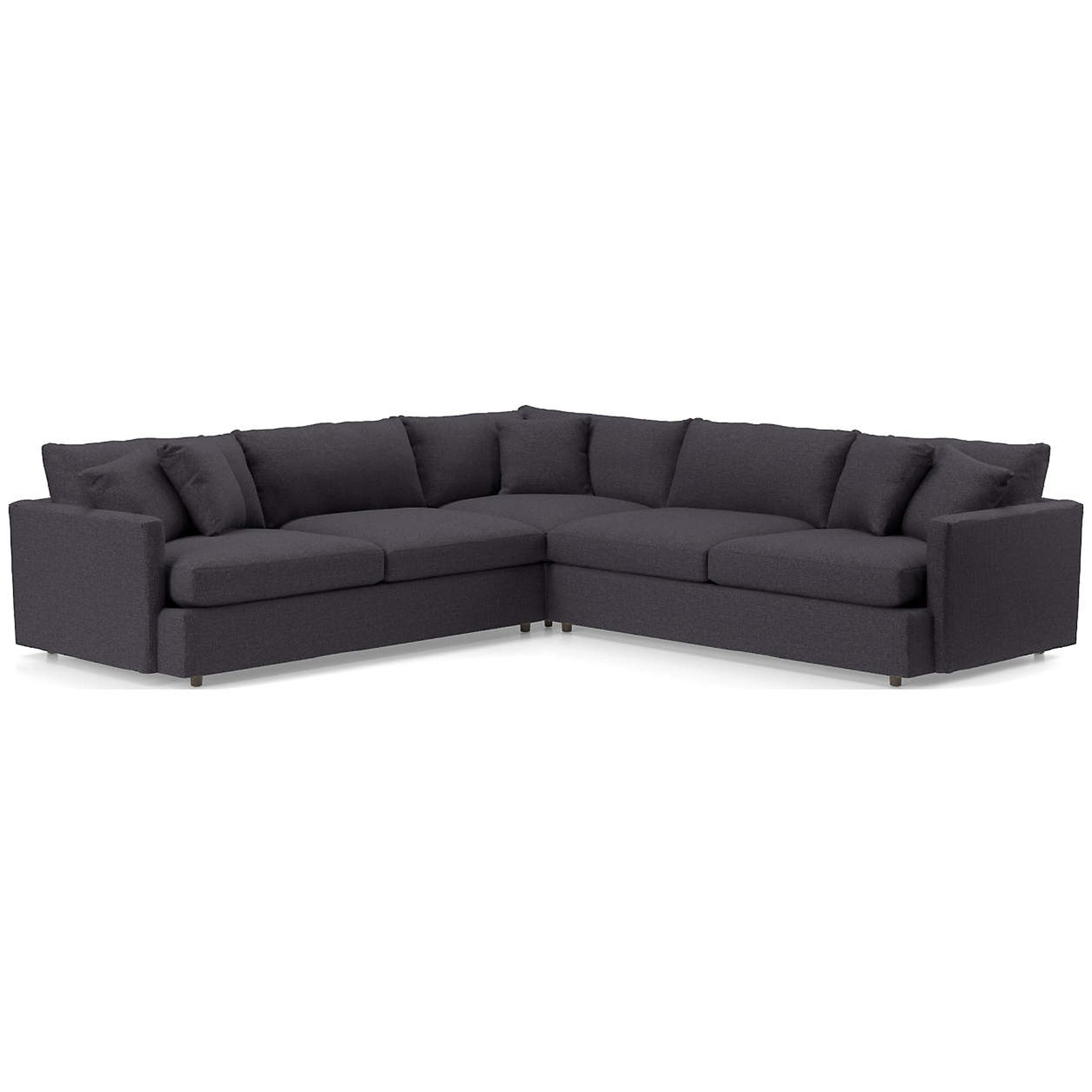 Lounge II 3-Piece Sectional Sofa - Crate and Barrel