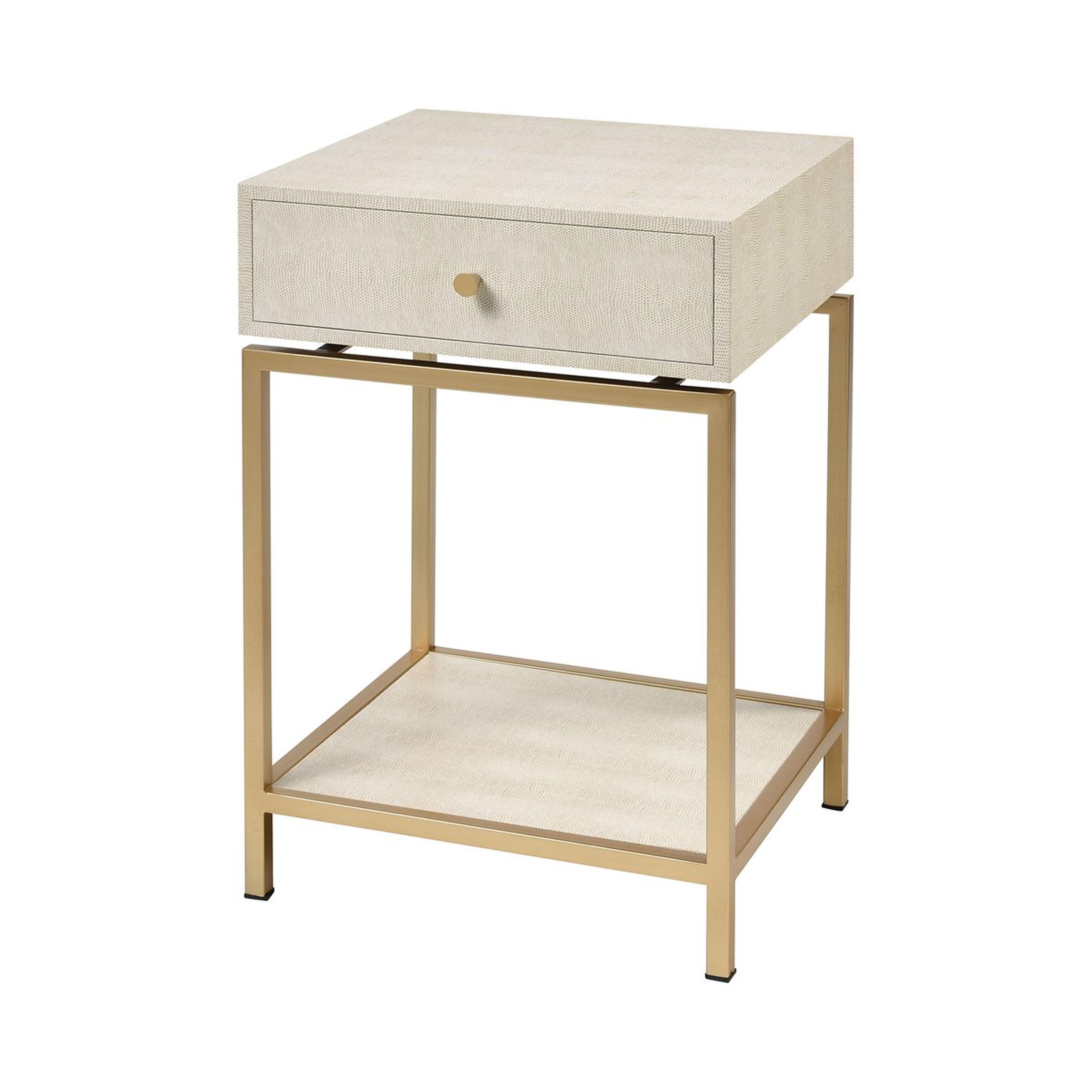 CLANCY ACCENT TABLE IN CREAM - Elk Home