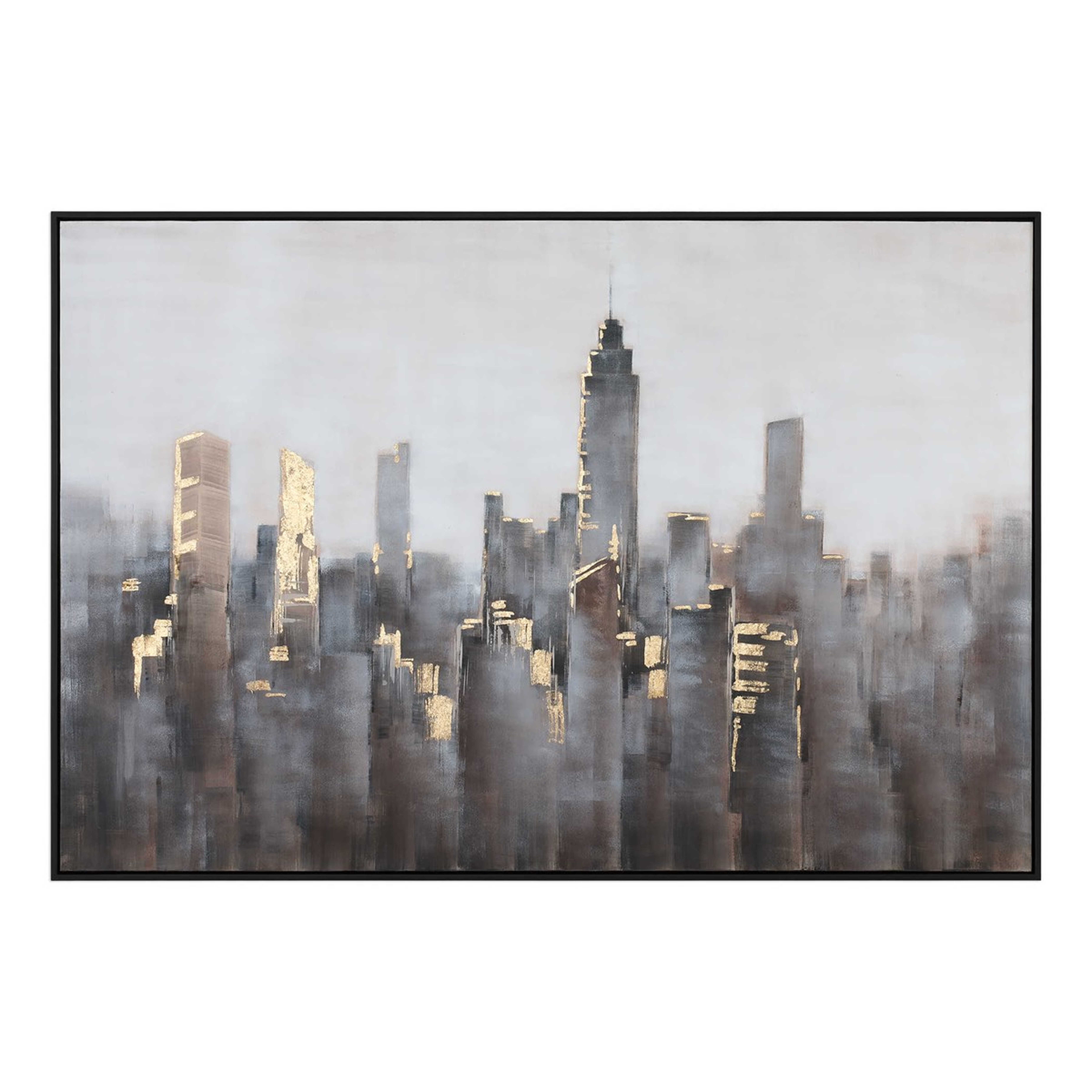 SKYLINE HAND PAINTED CANVAS - Hudsonhill Foundry