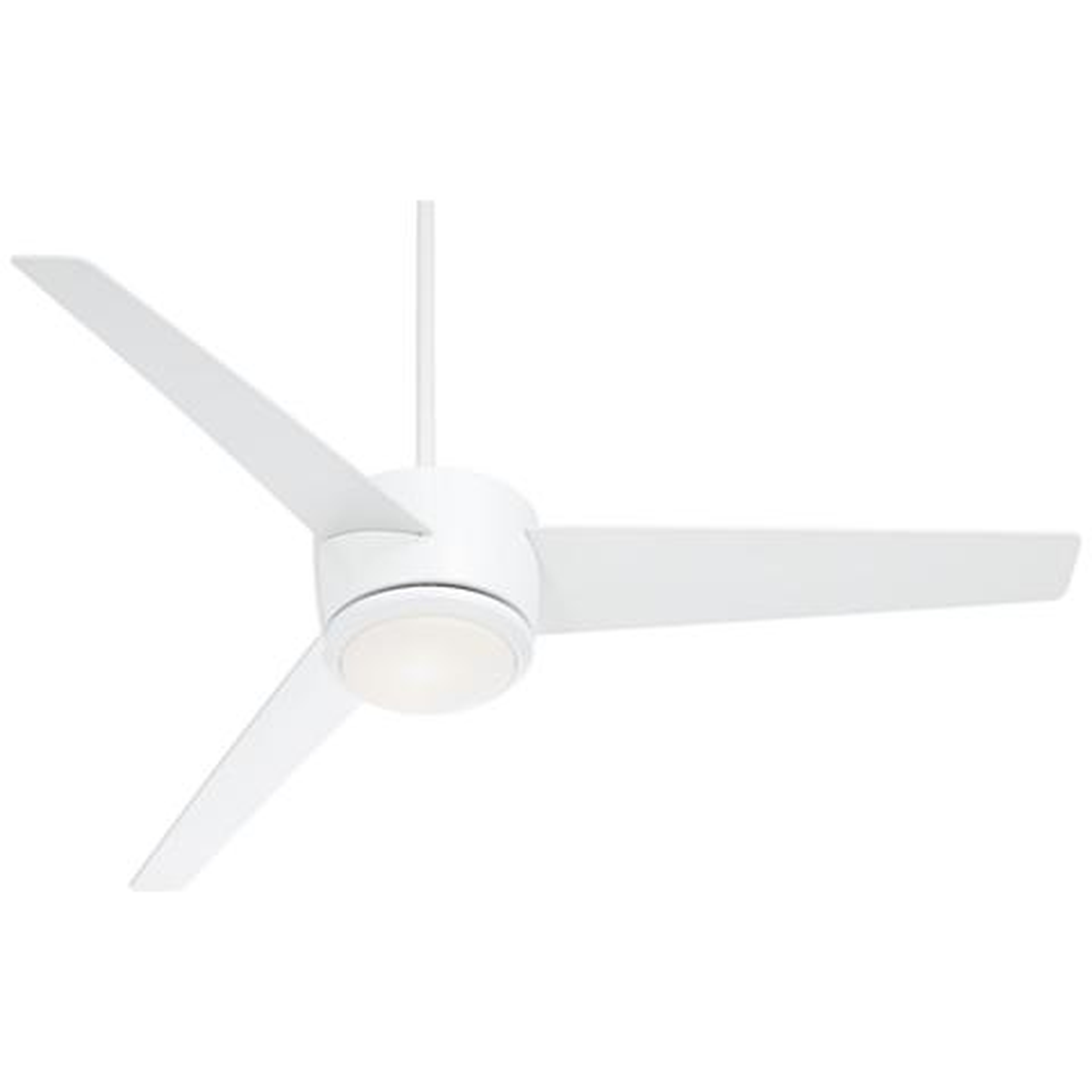 54" Epilogue White LED Ceiling Fan w standard down rod - Lamps Plus