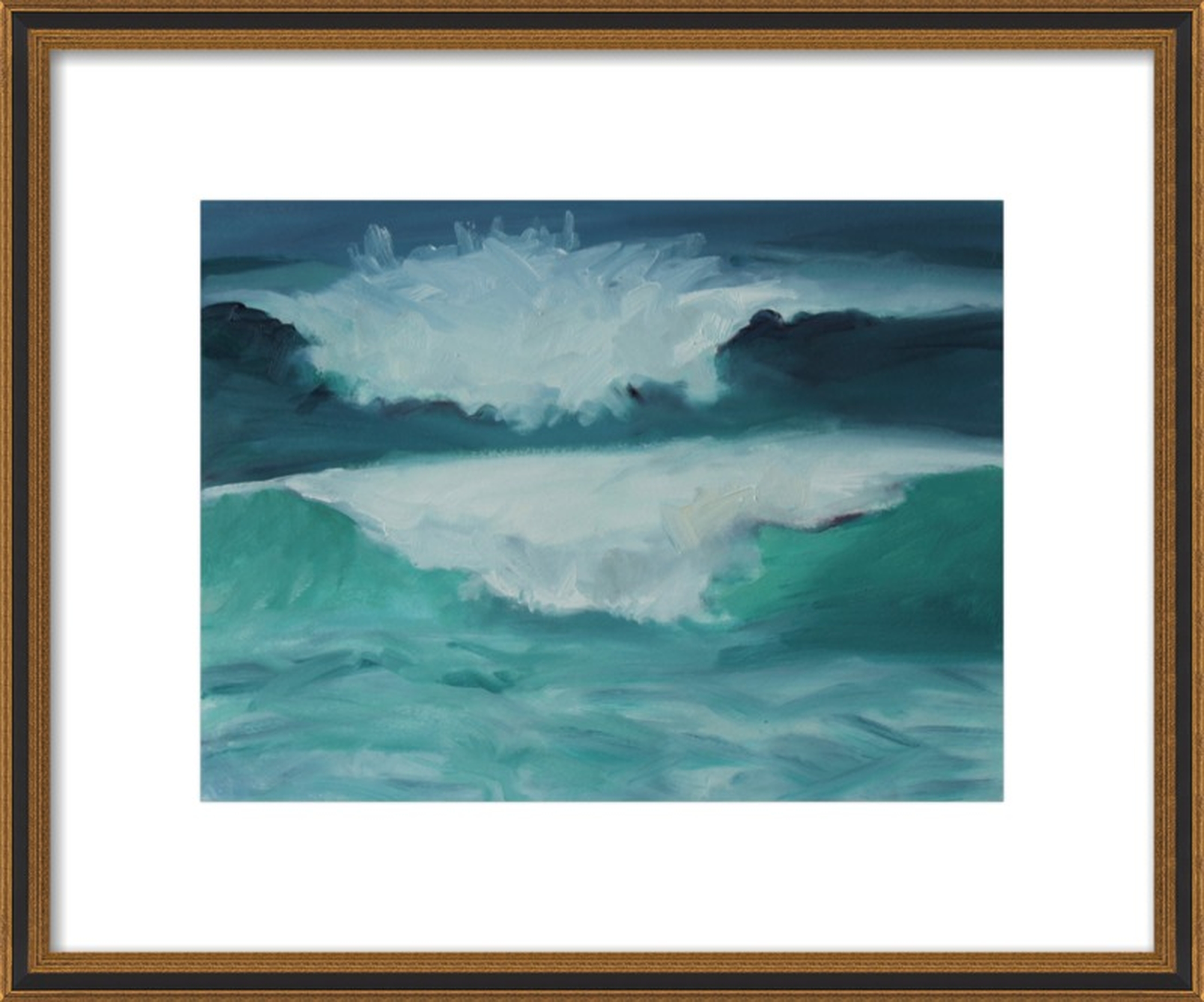 California Coast, Waves by Marie Freudenberger for Artfully Walls - Artfully Walls