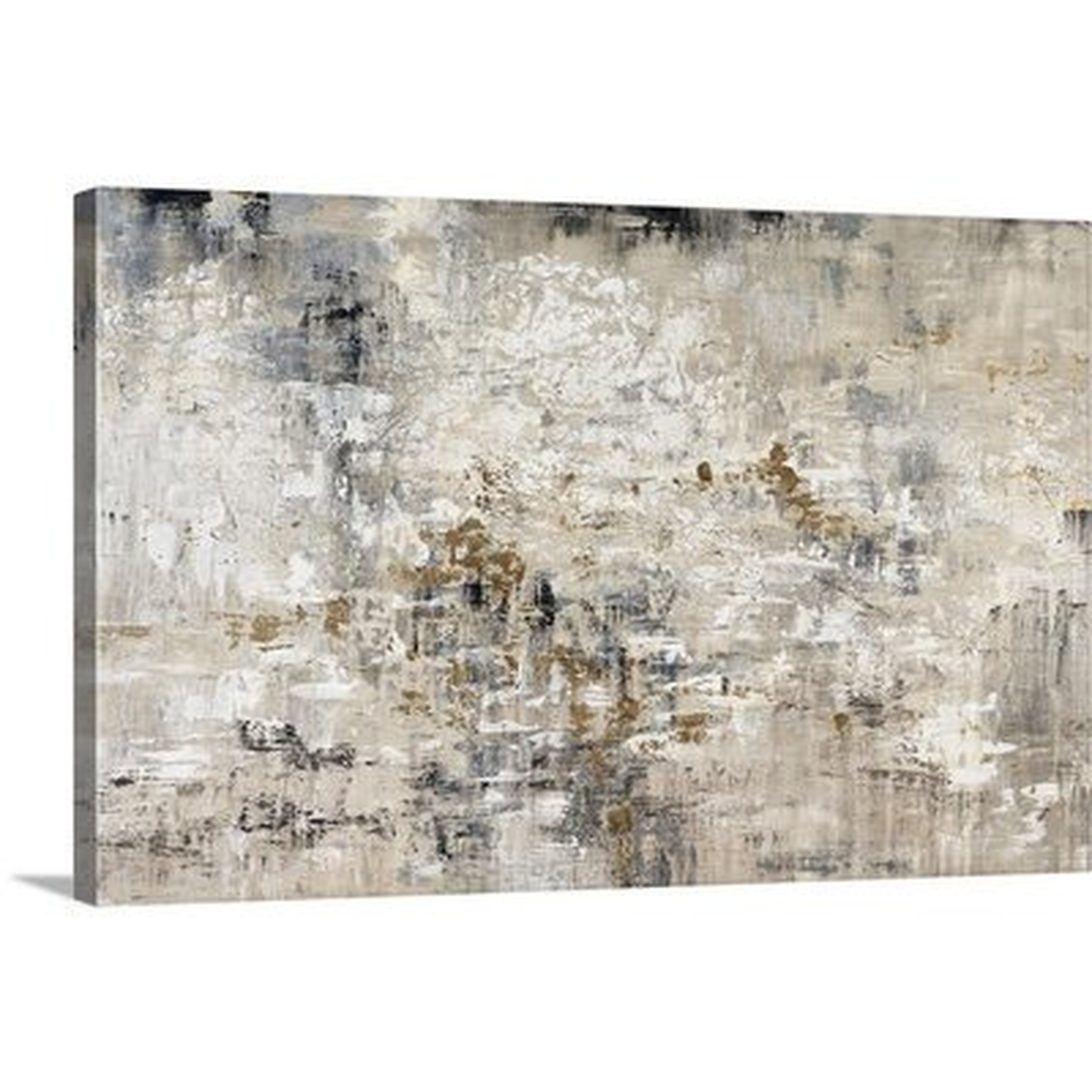 'Golden Reflections' Painting on Canvas - Wayfair