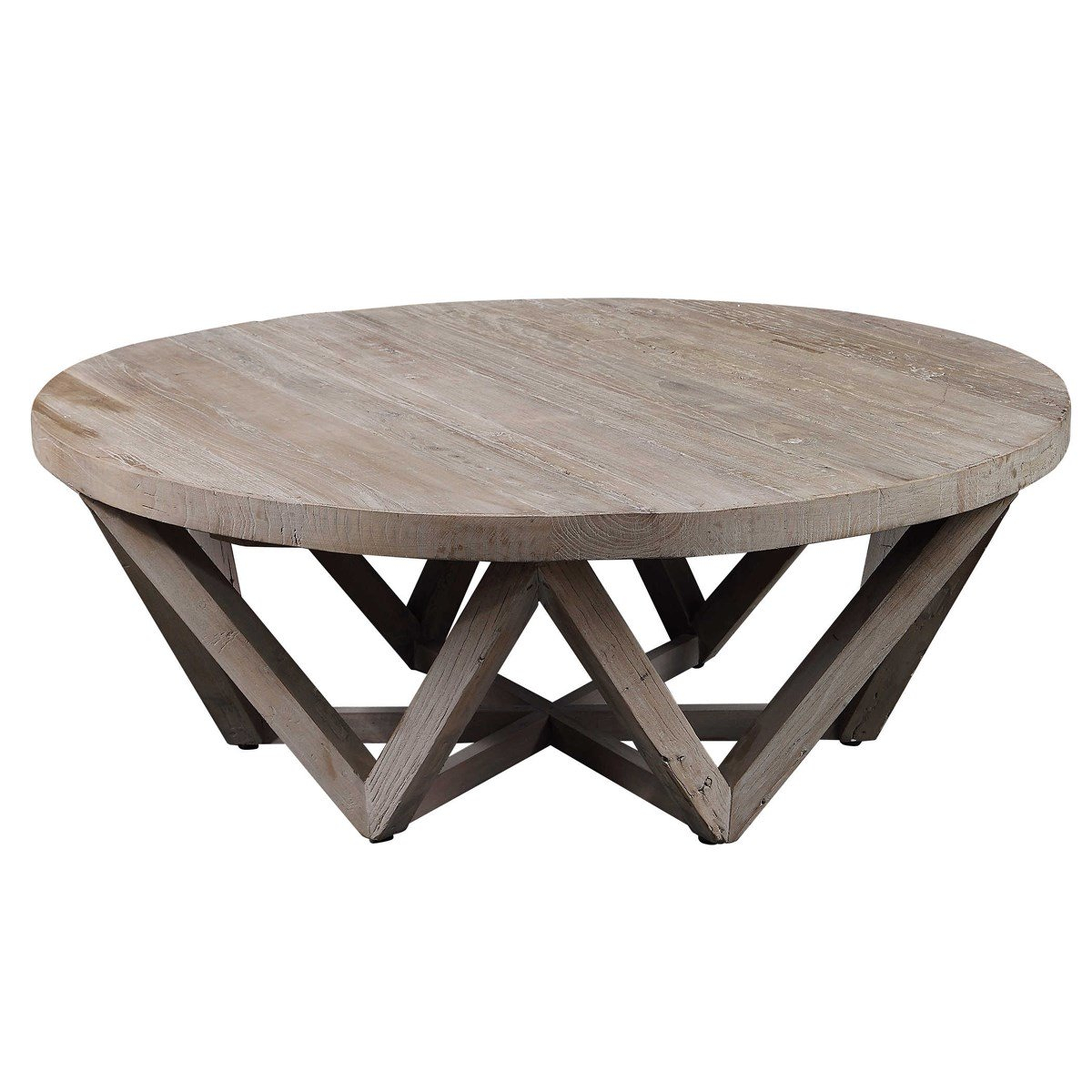 Kendry Reclaimed Wood Coffee Table 48" - Hudsonhill Foundry