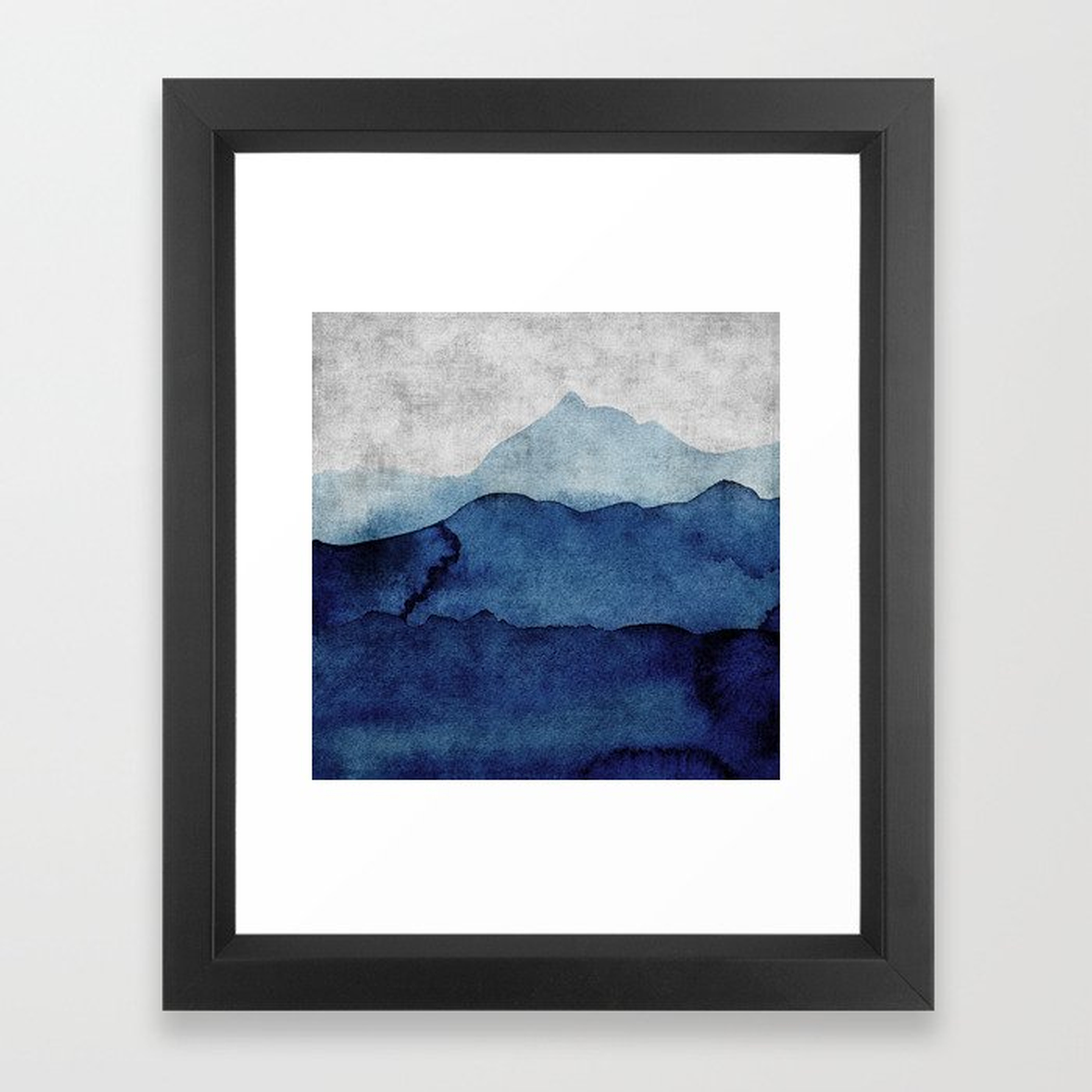 Water color landscape Framed Art Print - Society6