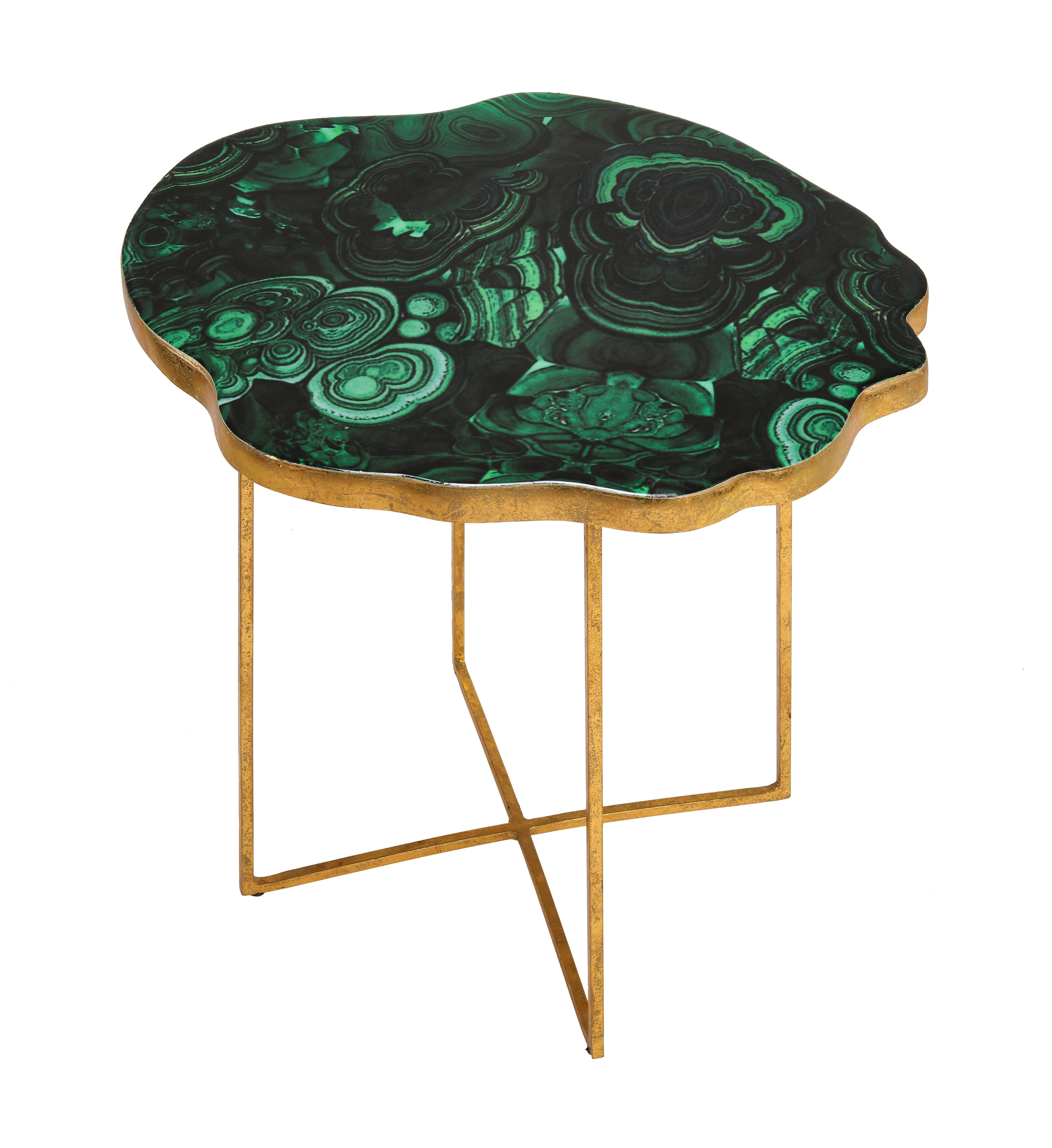Nicole Agate Side Table - Maren Home