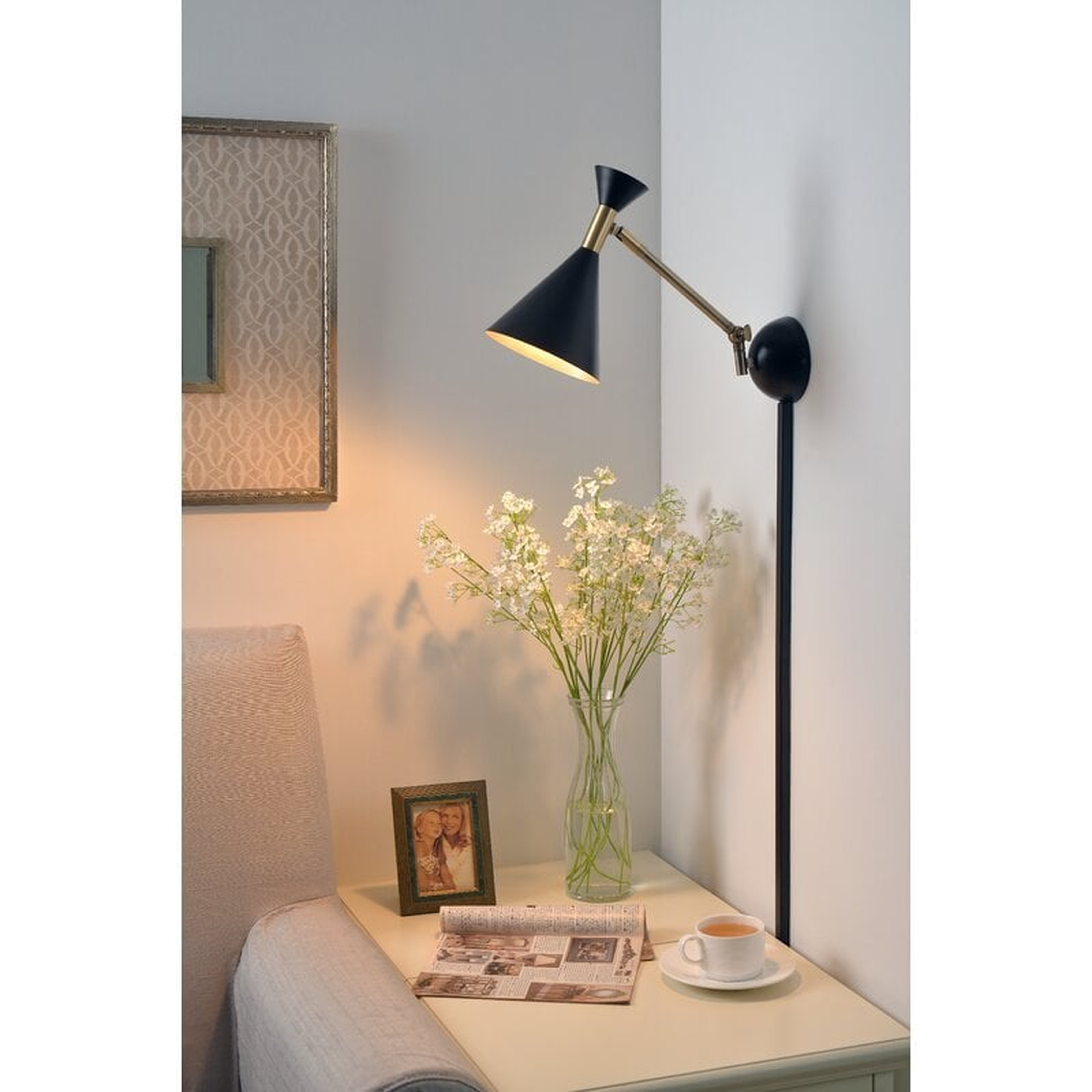 Samira 1 - Light Black/Brass - Wayfair