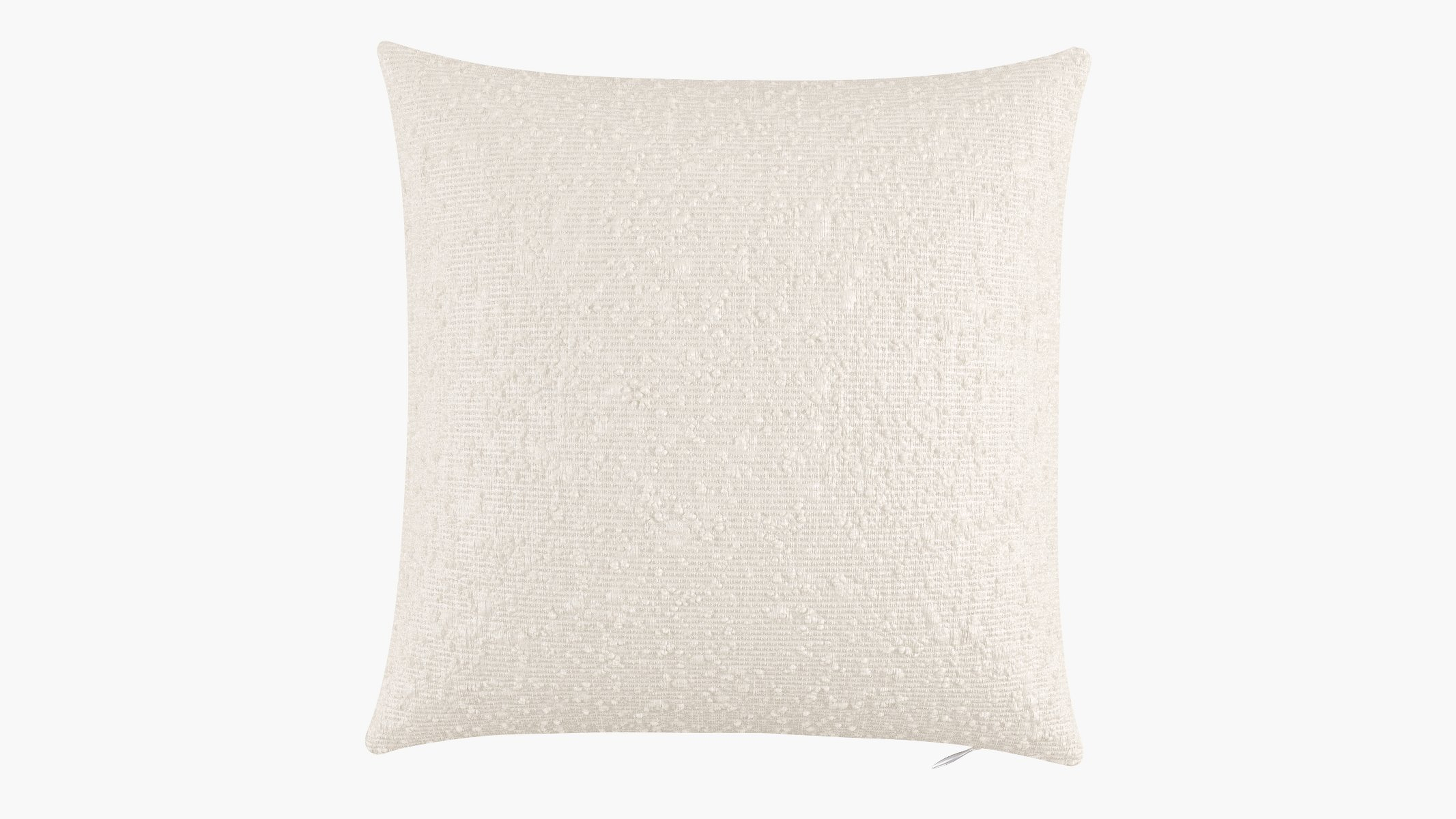 Throw Pillow, Snow Boucle, 20" x 20" - The Inside