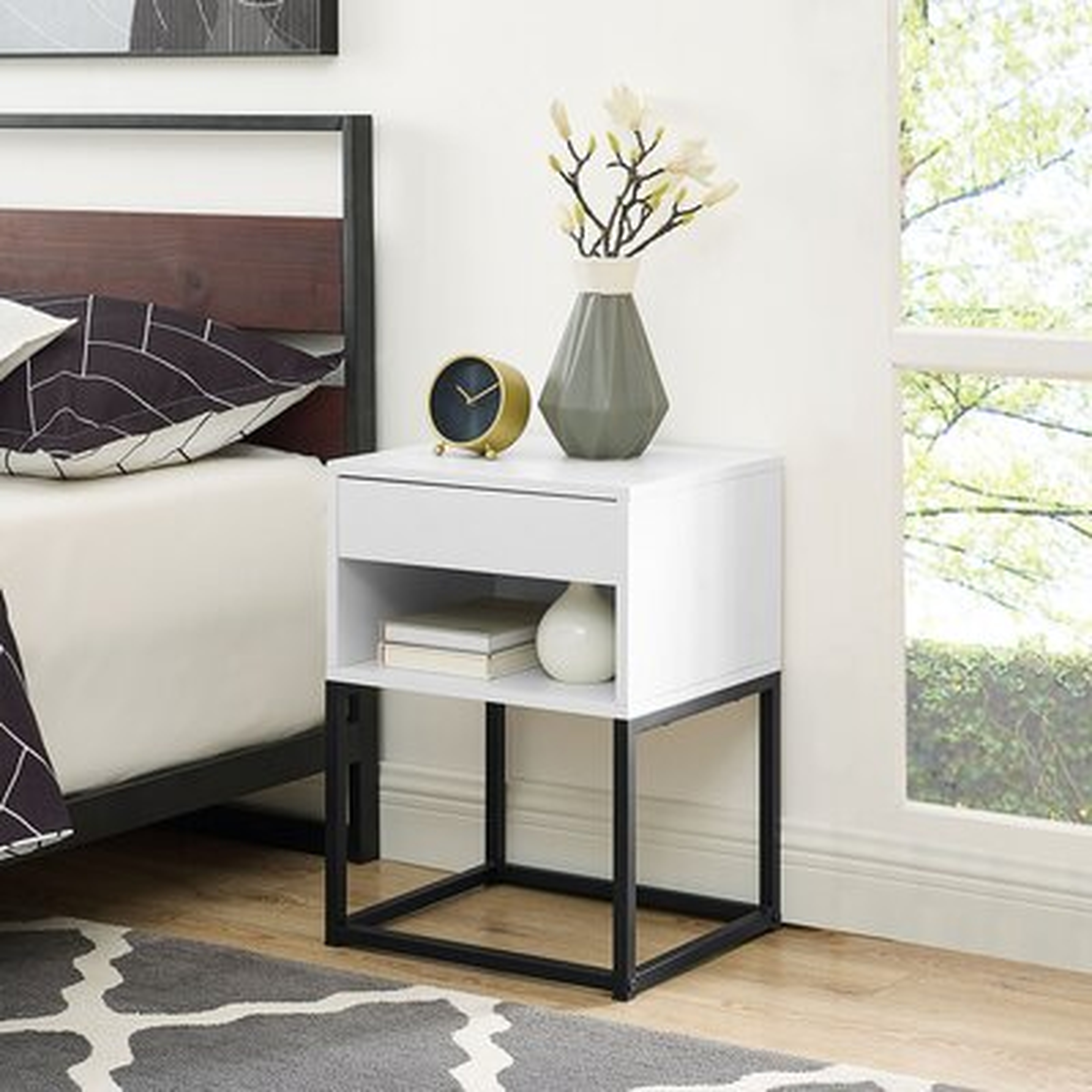 Aibne Frame End Table with Storage - Wayfair