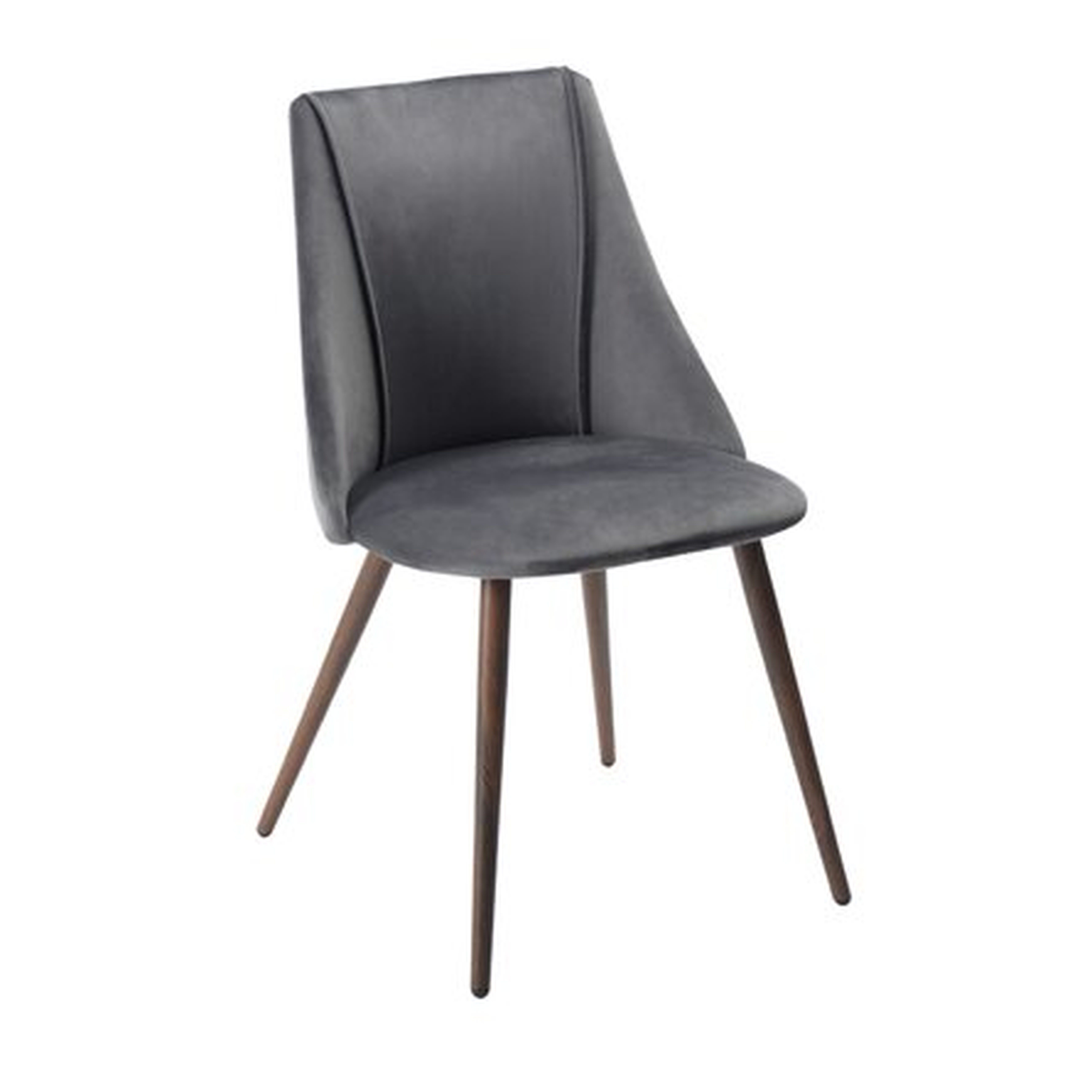 Kora Fabric Upholstered Solid Back Dining Chair (set of 2) - Wayfair