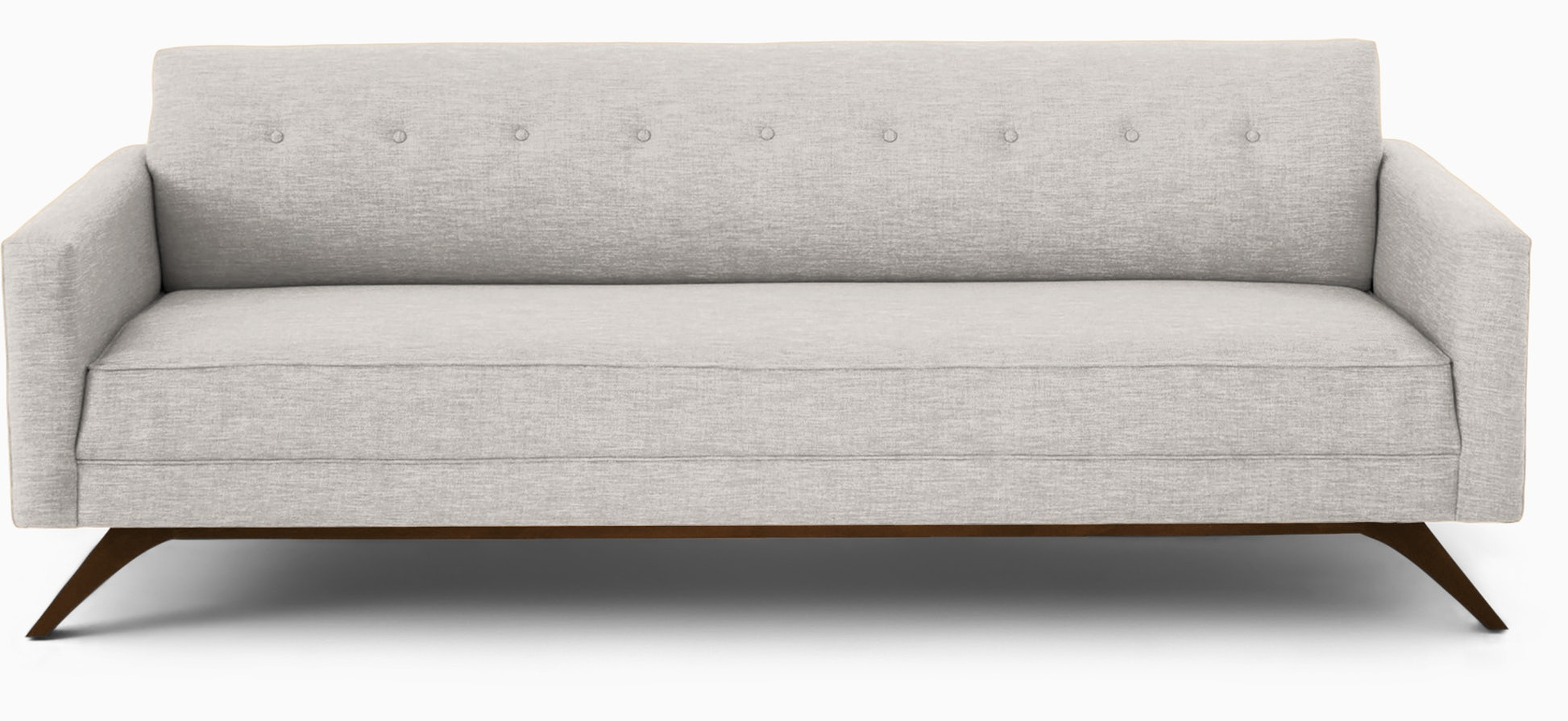 Modern Sofa - Roddy Mid Century Couch - Merit Dove - Mocha - Joybird