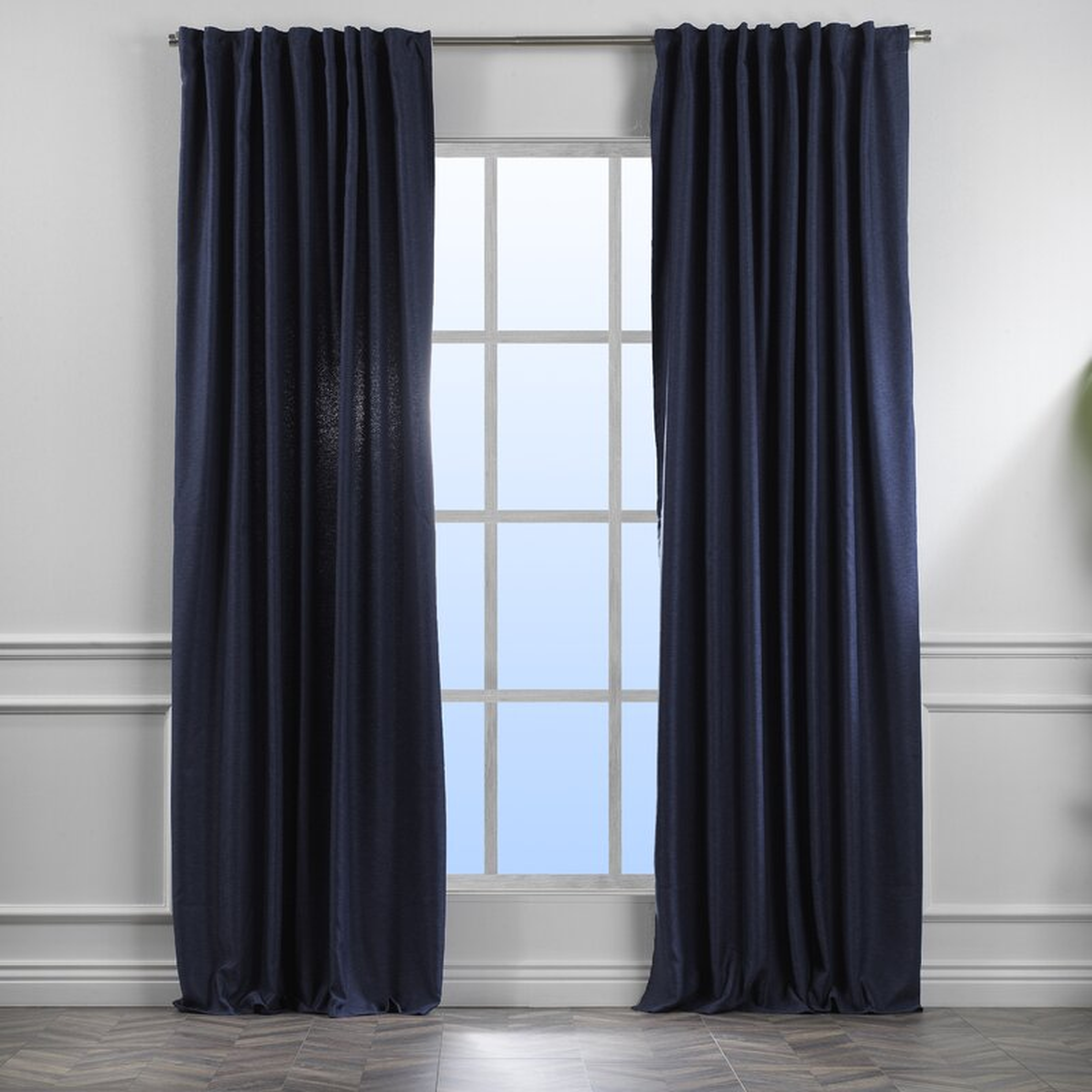 Linen Window Curtain 2 Panel Sets (Set of 2) - Wayfair