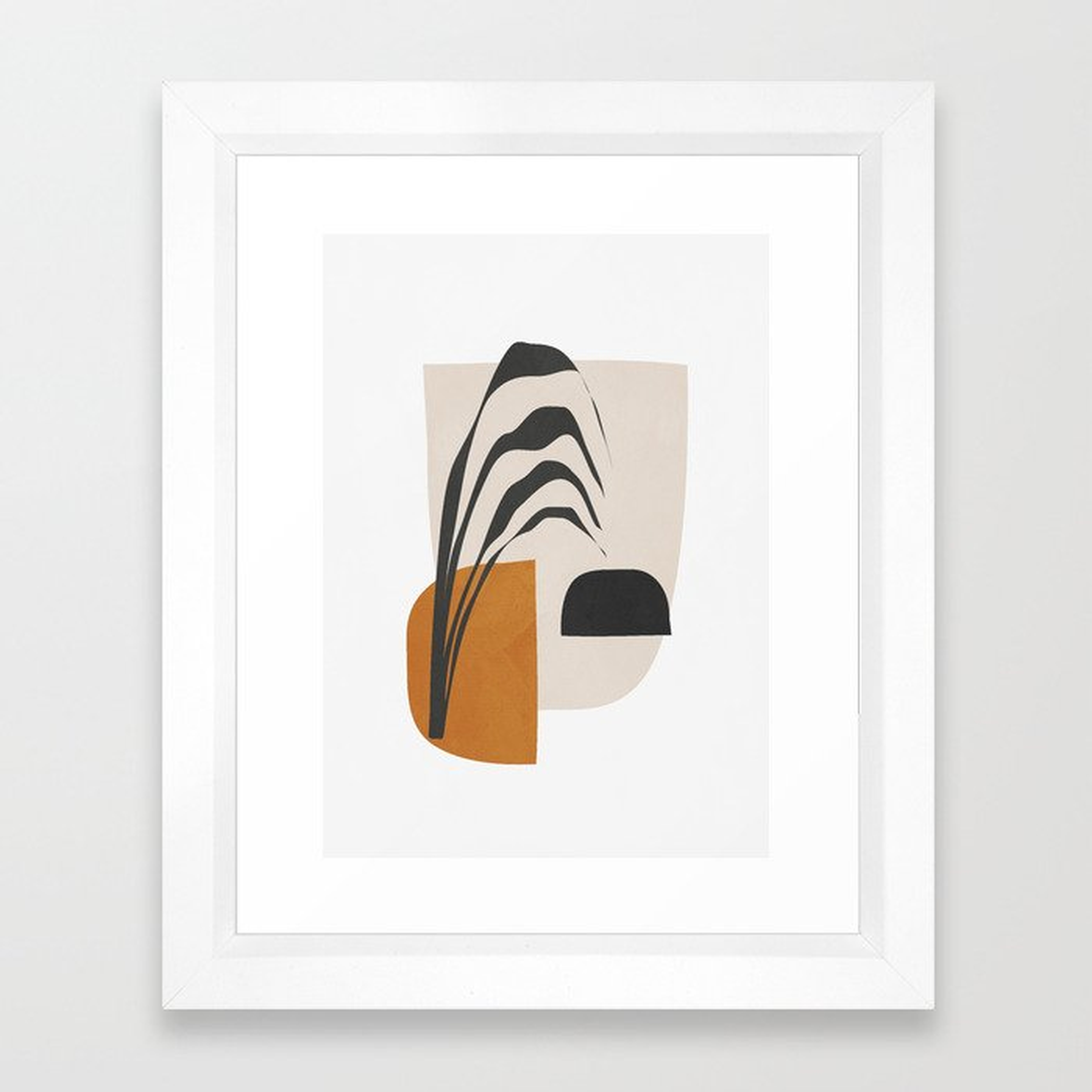 Abstract Shapes 3 - 10x12", Vector White - Society6
