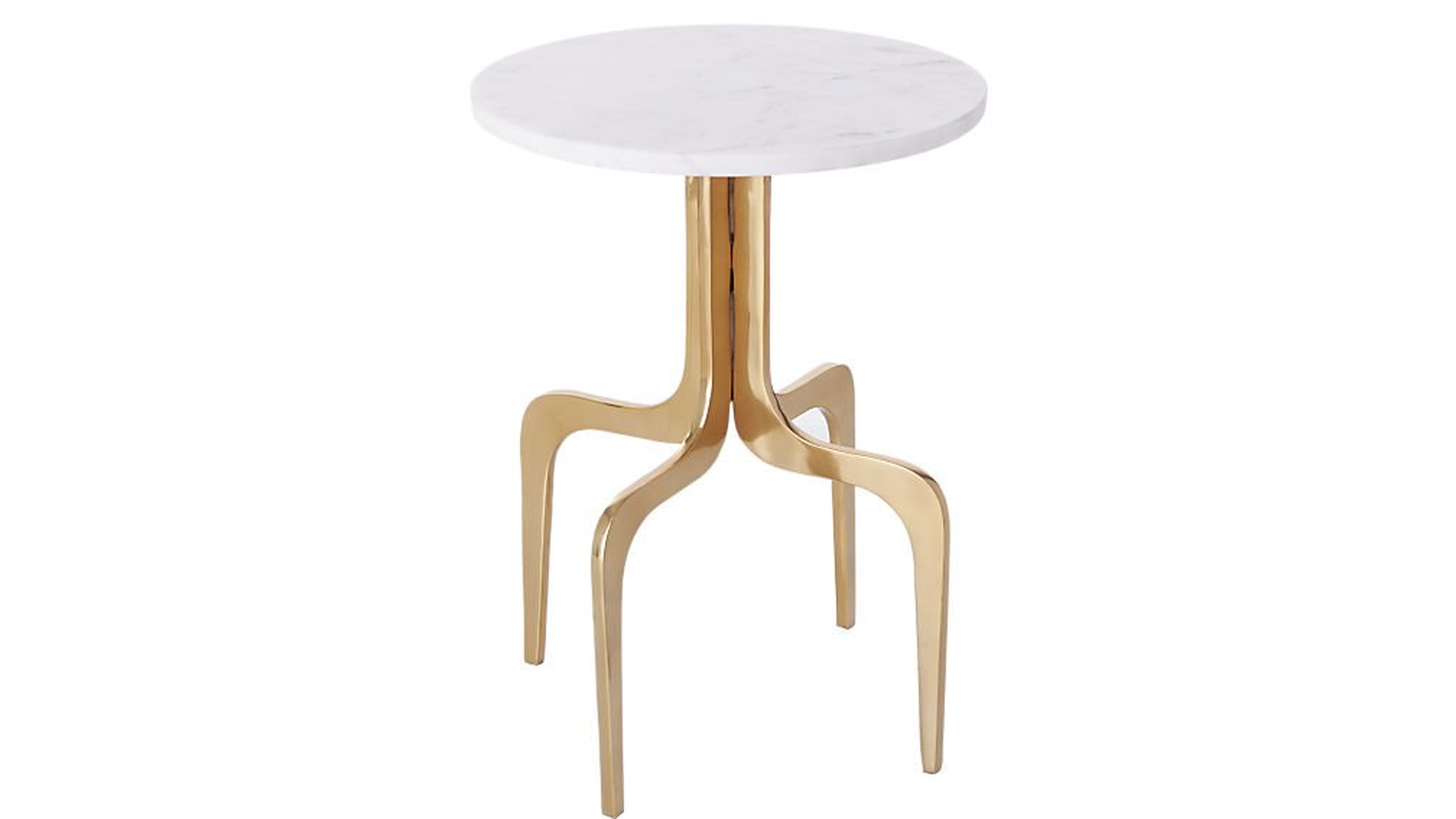 dorset marble side table - CB2