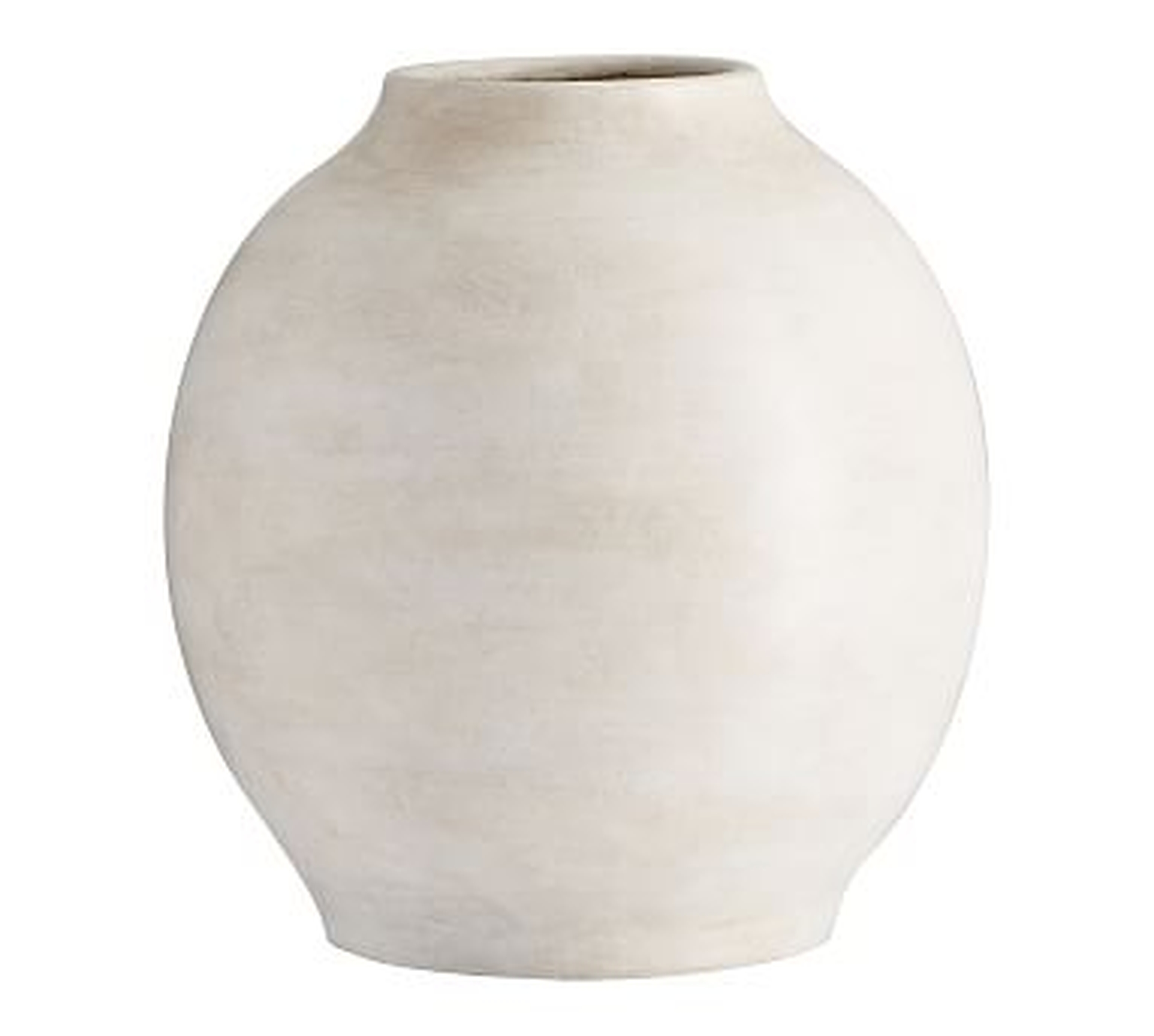 Quin Handcrafted Ceramic Vase, Medium - Pottery Barn