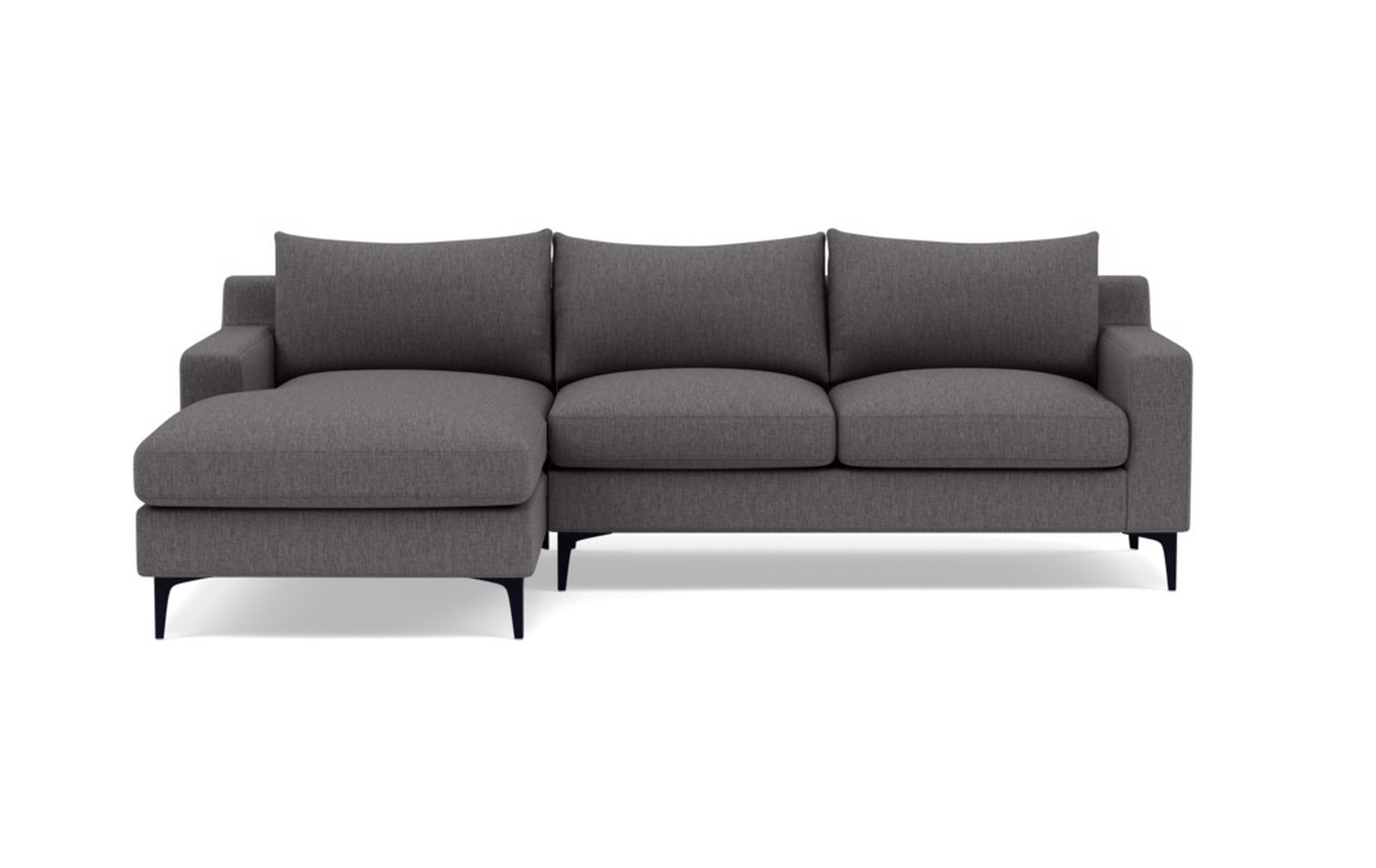 SLOAN Sectional Sofa with Left Chaise - down alternative - Interior Define