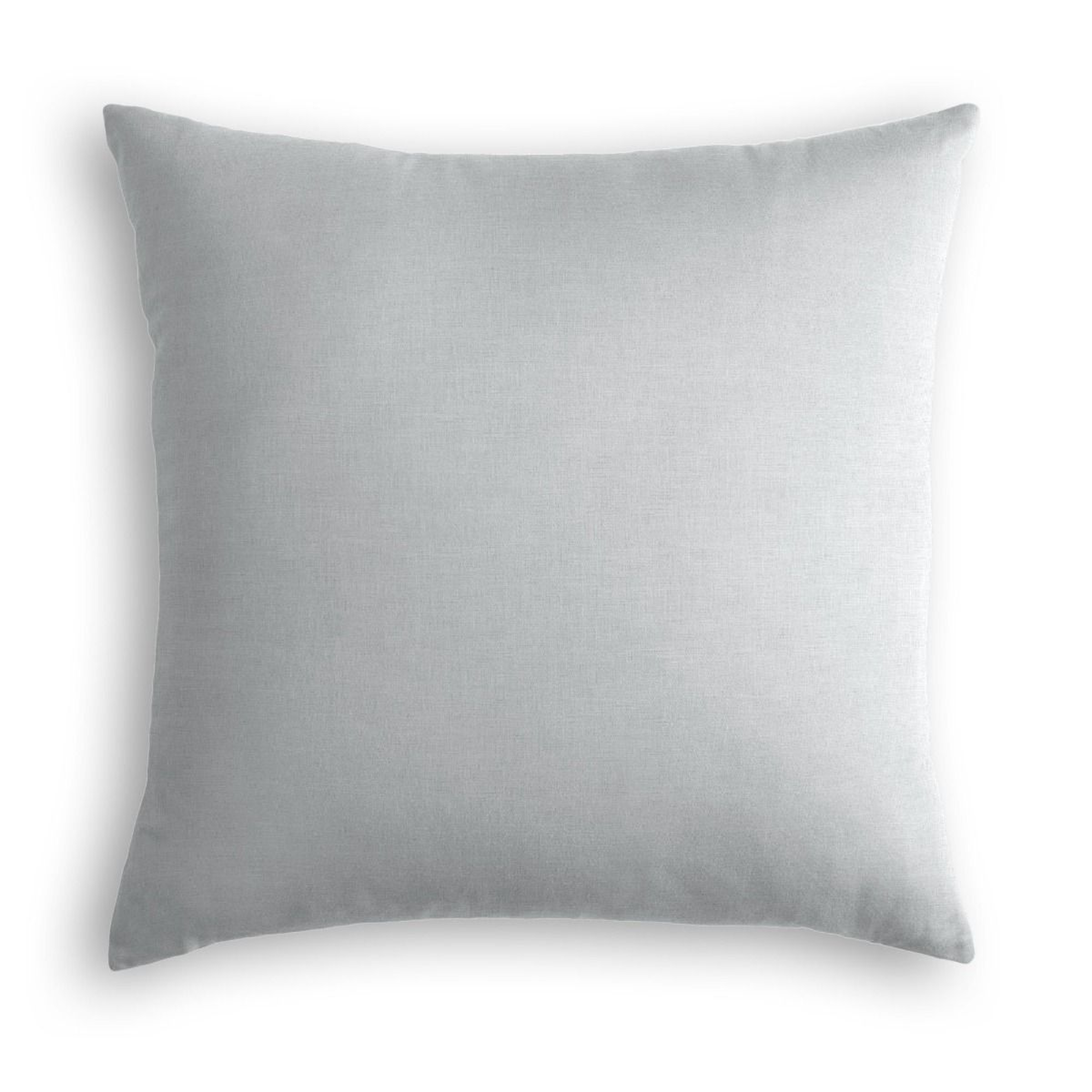 Classic Linen Pillow, Classic Gray, 22" x 22" - Havenly Essentials