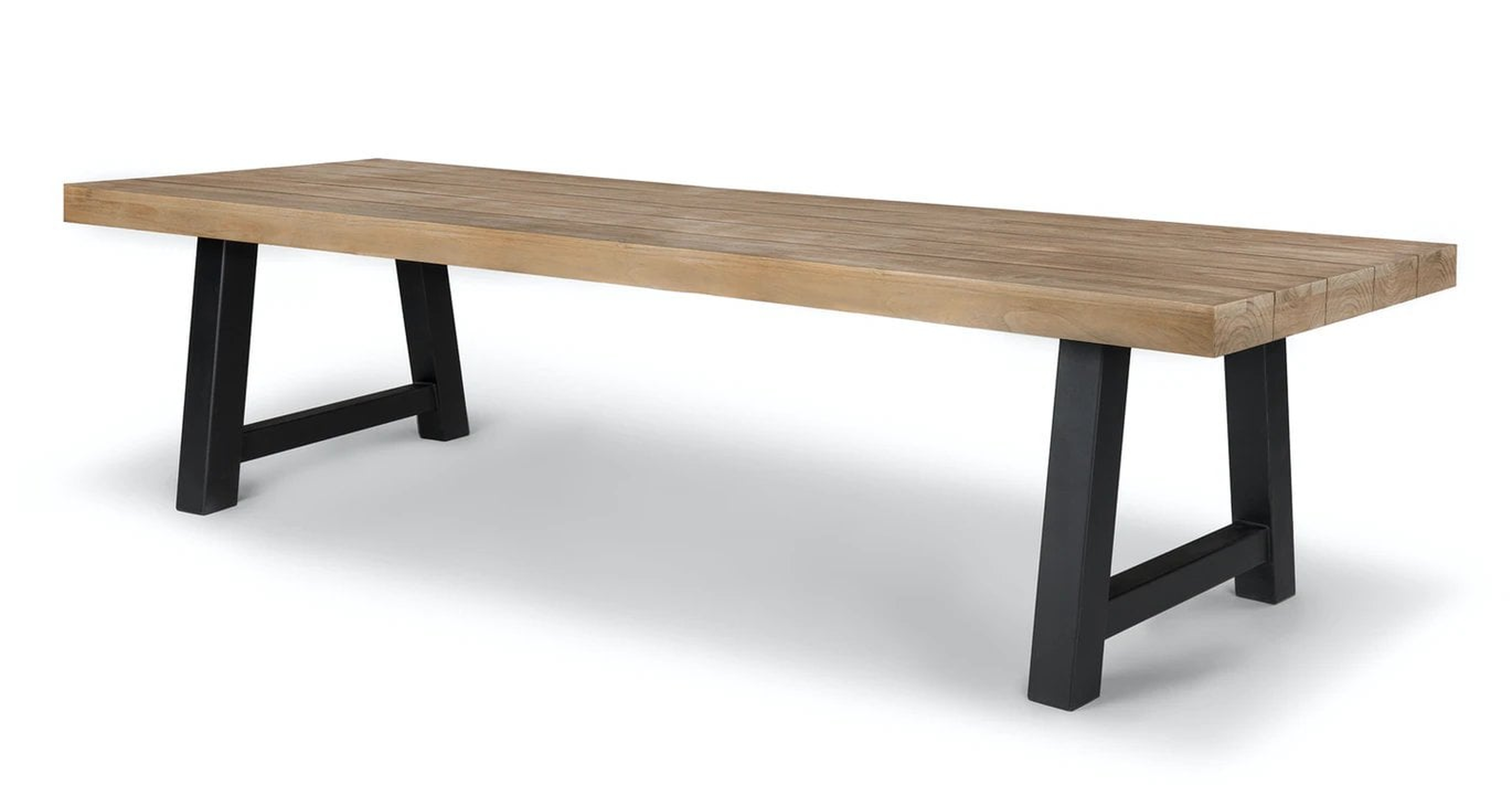 Tavola Vintage Brown Dining Table for 10 - Article