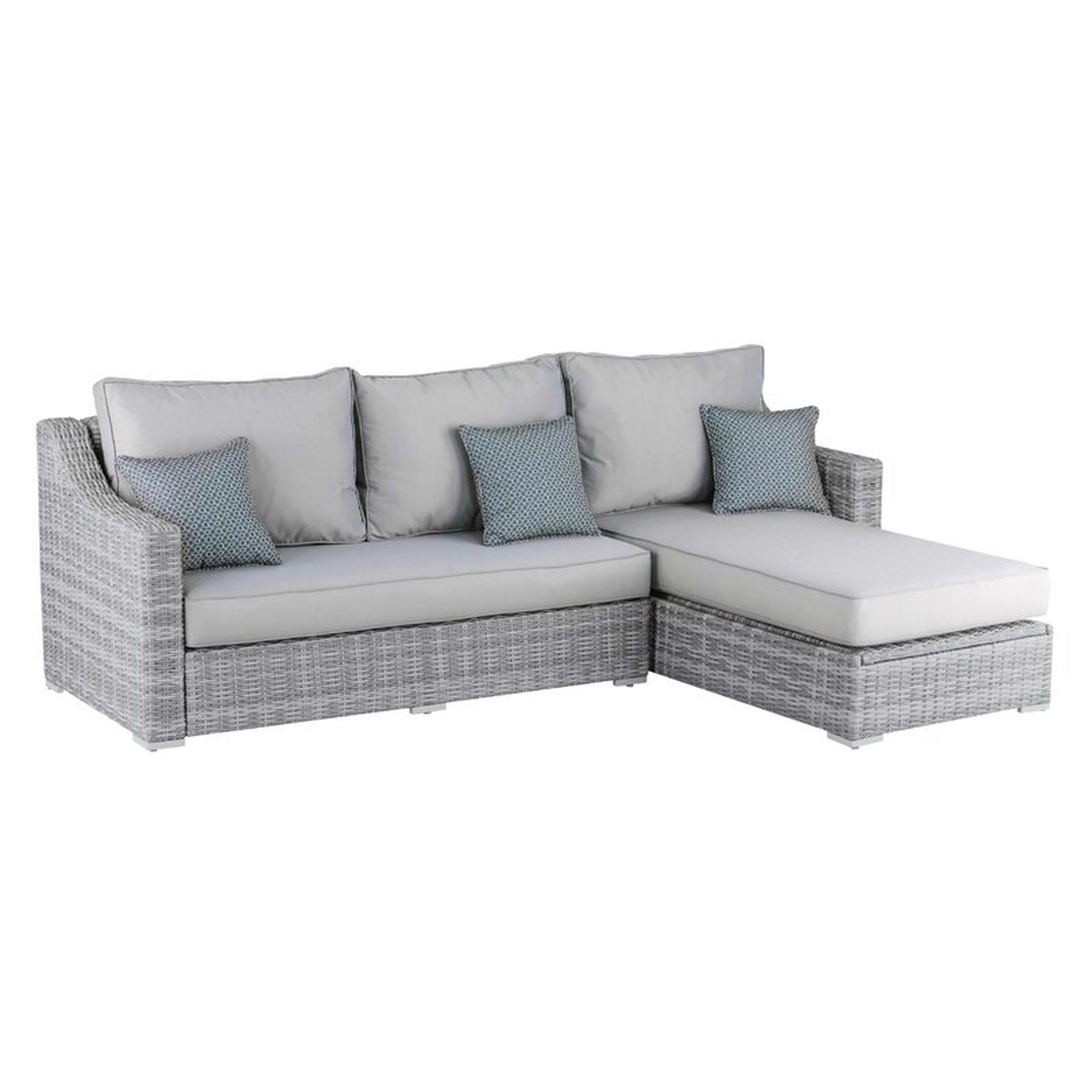 Vallauris Storage Sectional with Cushions - Wayfair